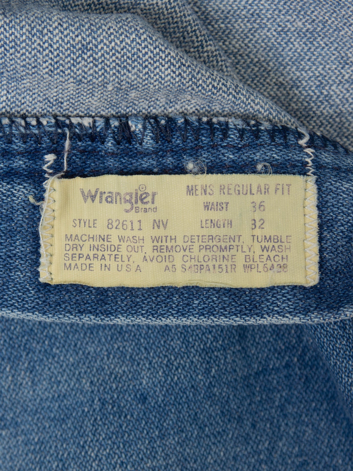 Vtg 1970s Wrangler Jeans - Made in USA (34x32)