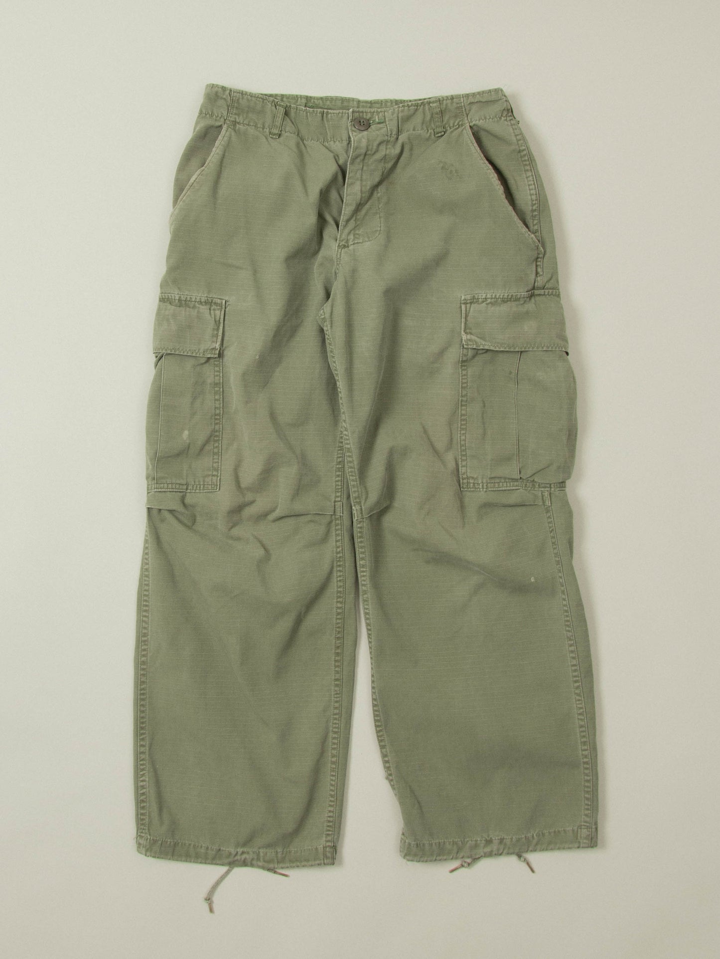 Vtg 1969 US Army 'Vietnam War' Jungle Trousers (S-Short)