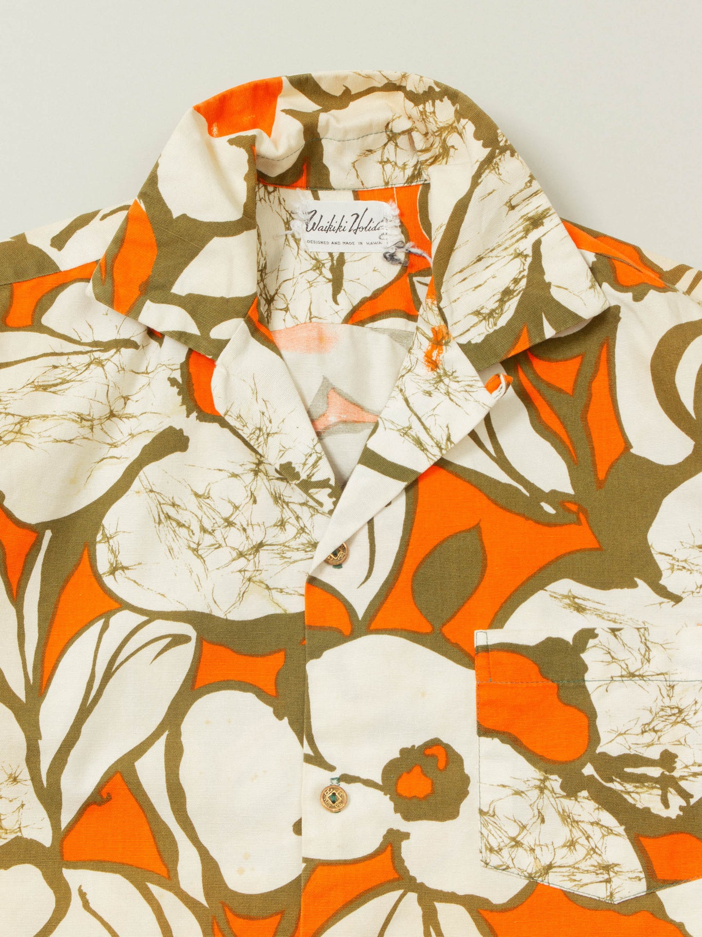 Vtg 1960s Hawaiian Shirt - Made in Hawaii (S)