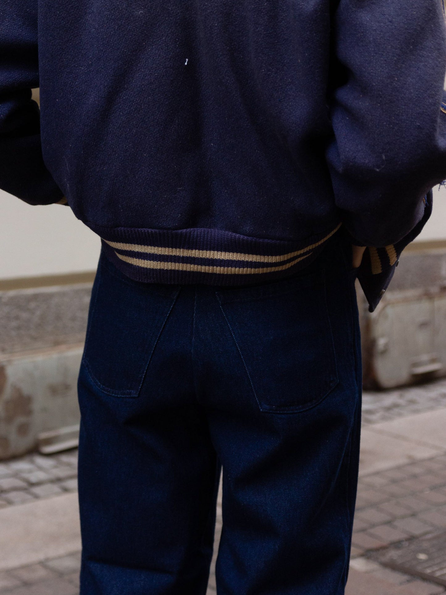 Vtg 1990s Italian Navy Jeans