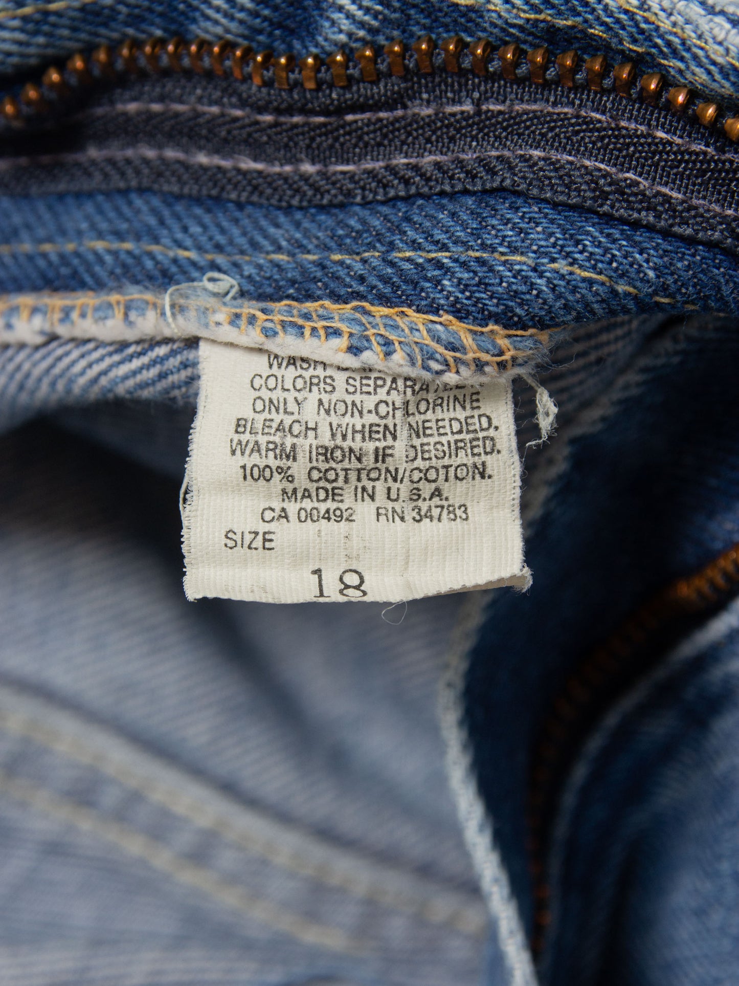 Vtg 1980s Lee Riders Denim Trousers - Made in USA (32x28)