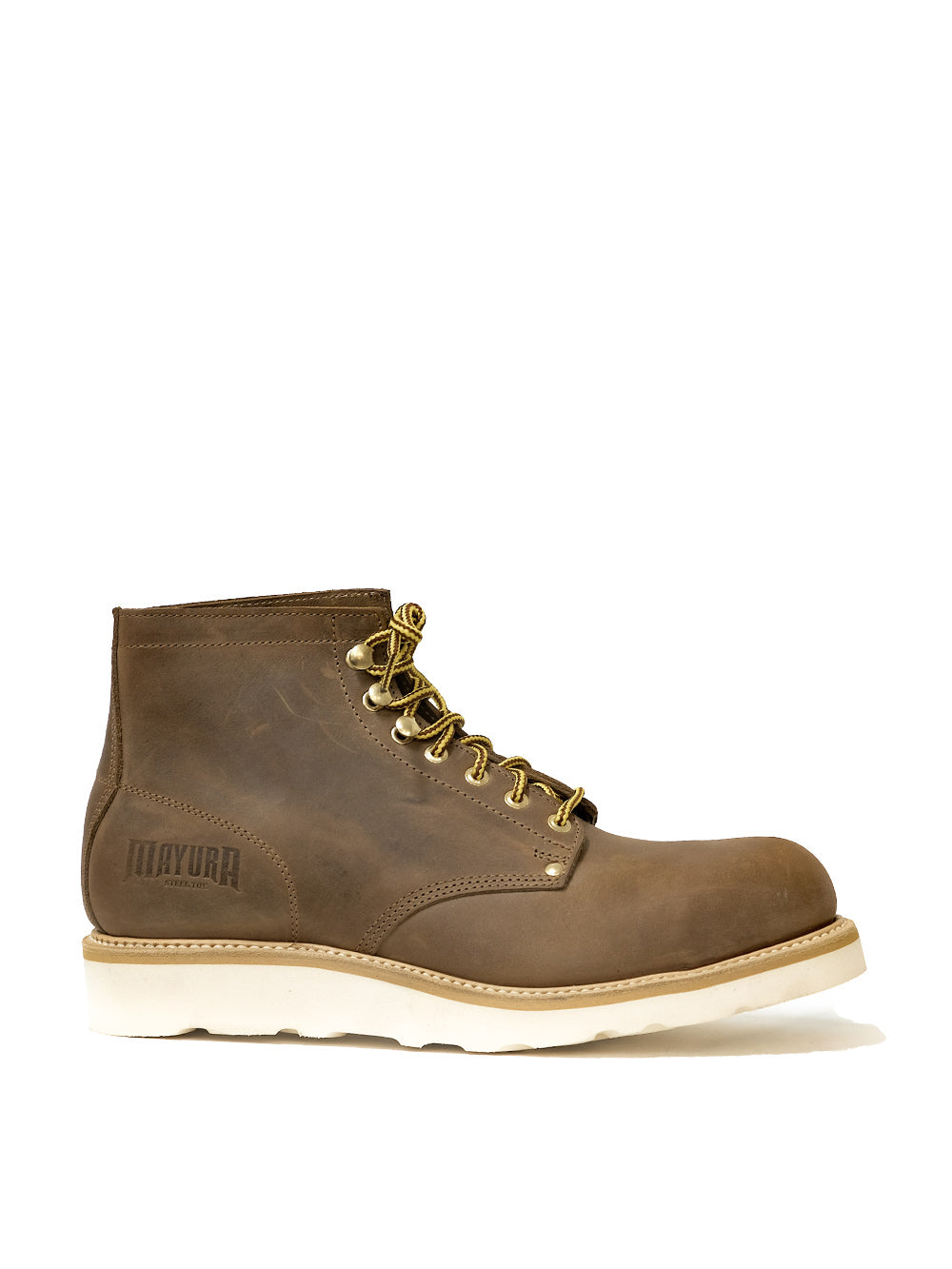 Mayura Brown Worker Boots Vibram