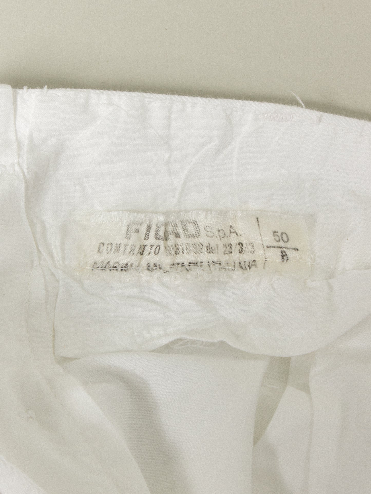 Vtg NOS 1970s Italian Navy Cotton Pants