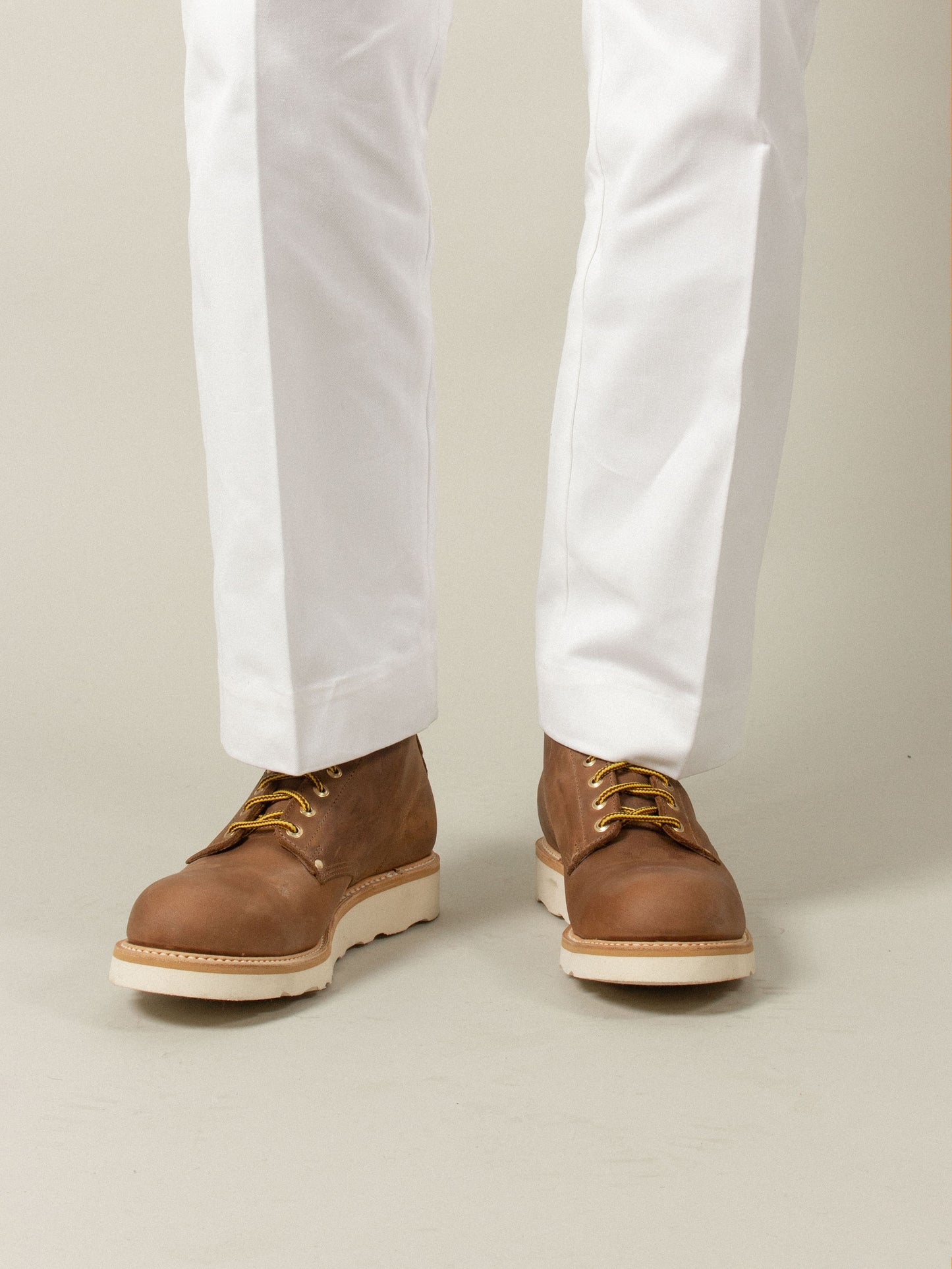 Mayura Brown Worker Boots Vibram