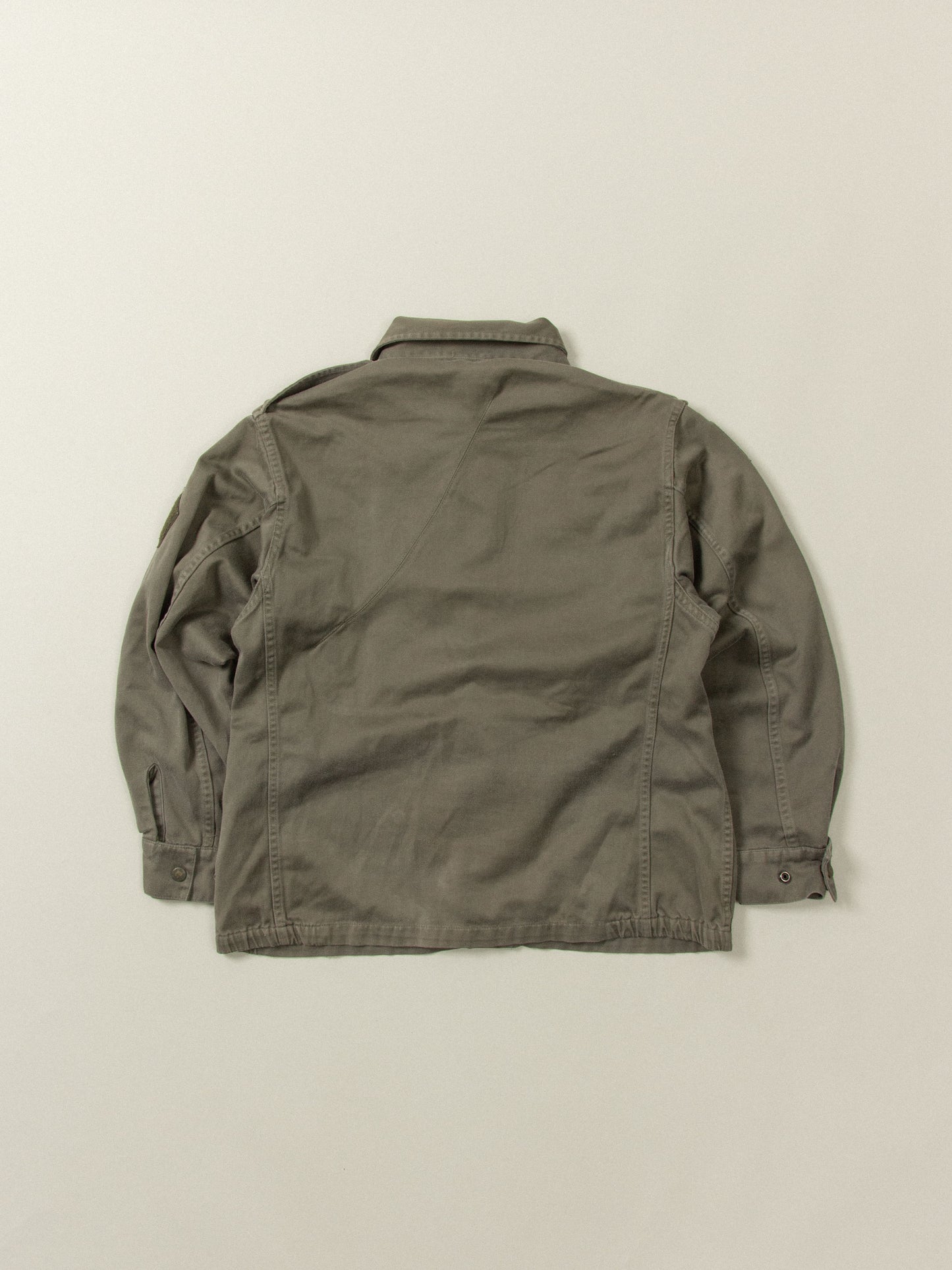 Vtg French Army Olive Green Jacket