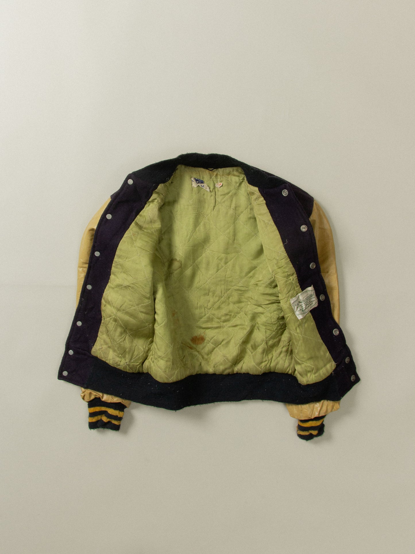 Vtg 1960s Lou Liese Sporting Goods Varsity Jacket - Made in USA (S)