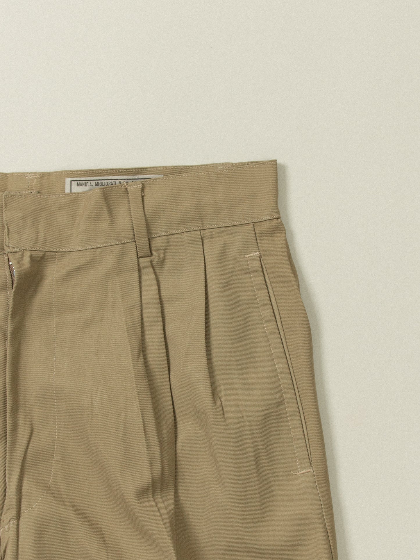 Vtg 1980s Italian Army Shorts