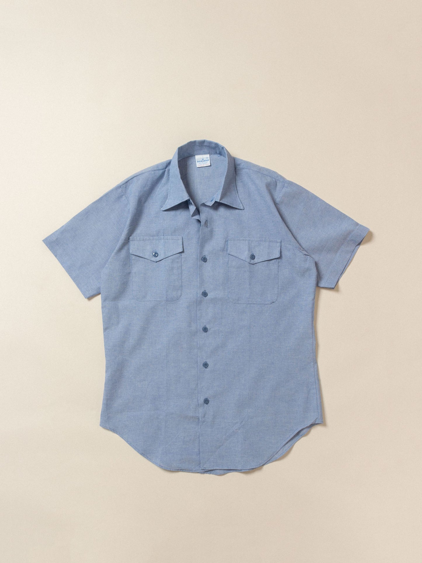 Vintage Deadstock US Made Short Sleeve Chambray Shirts