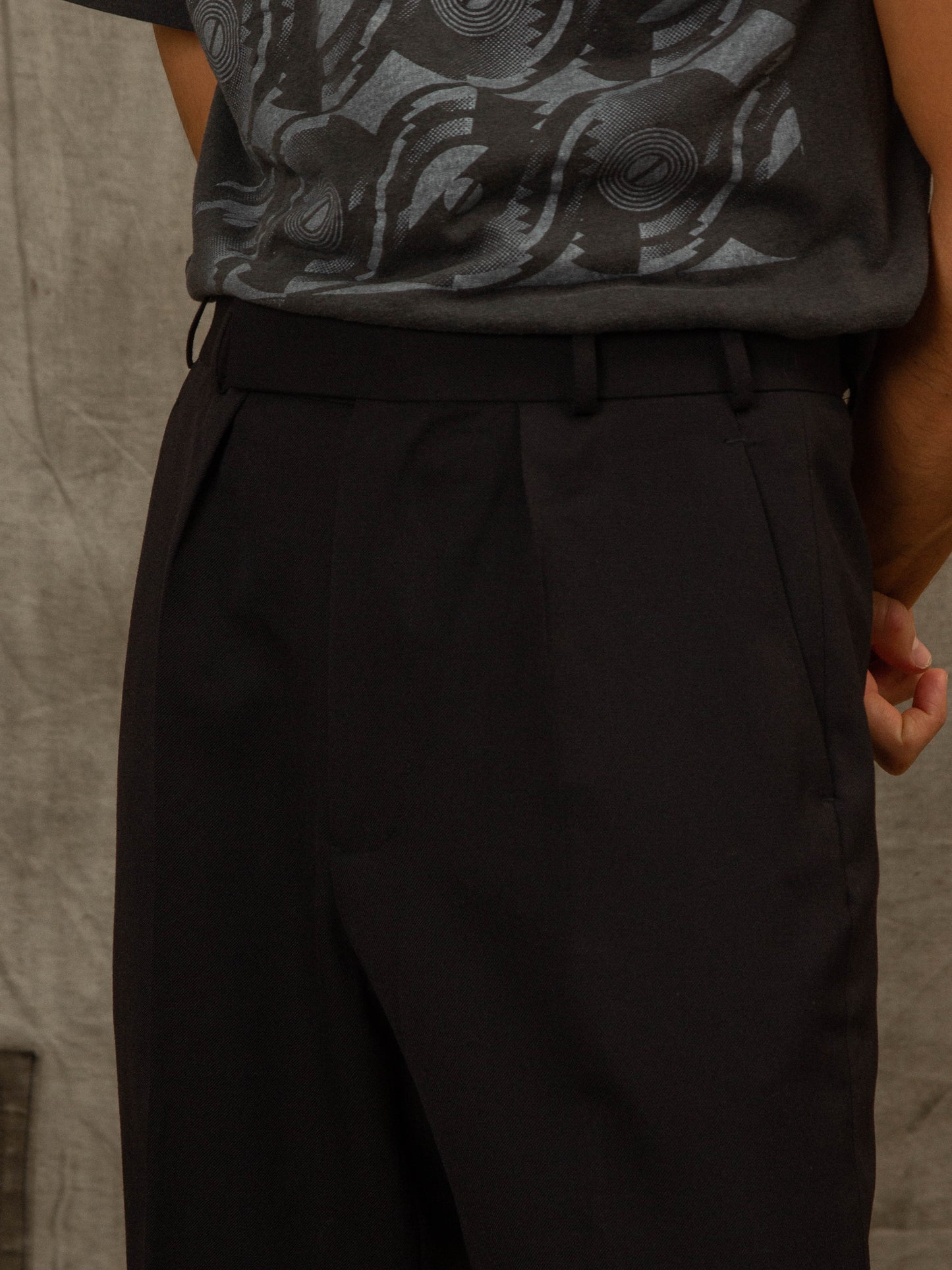 British Army Black Wool Dress Trousers