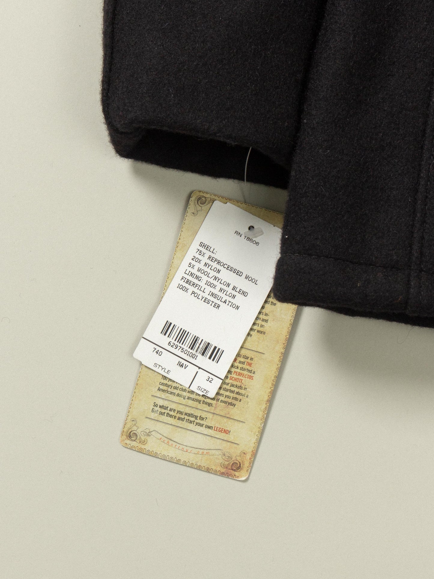 Schott NYC Peacoat 740N