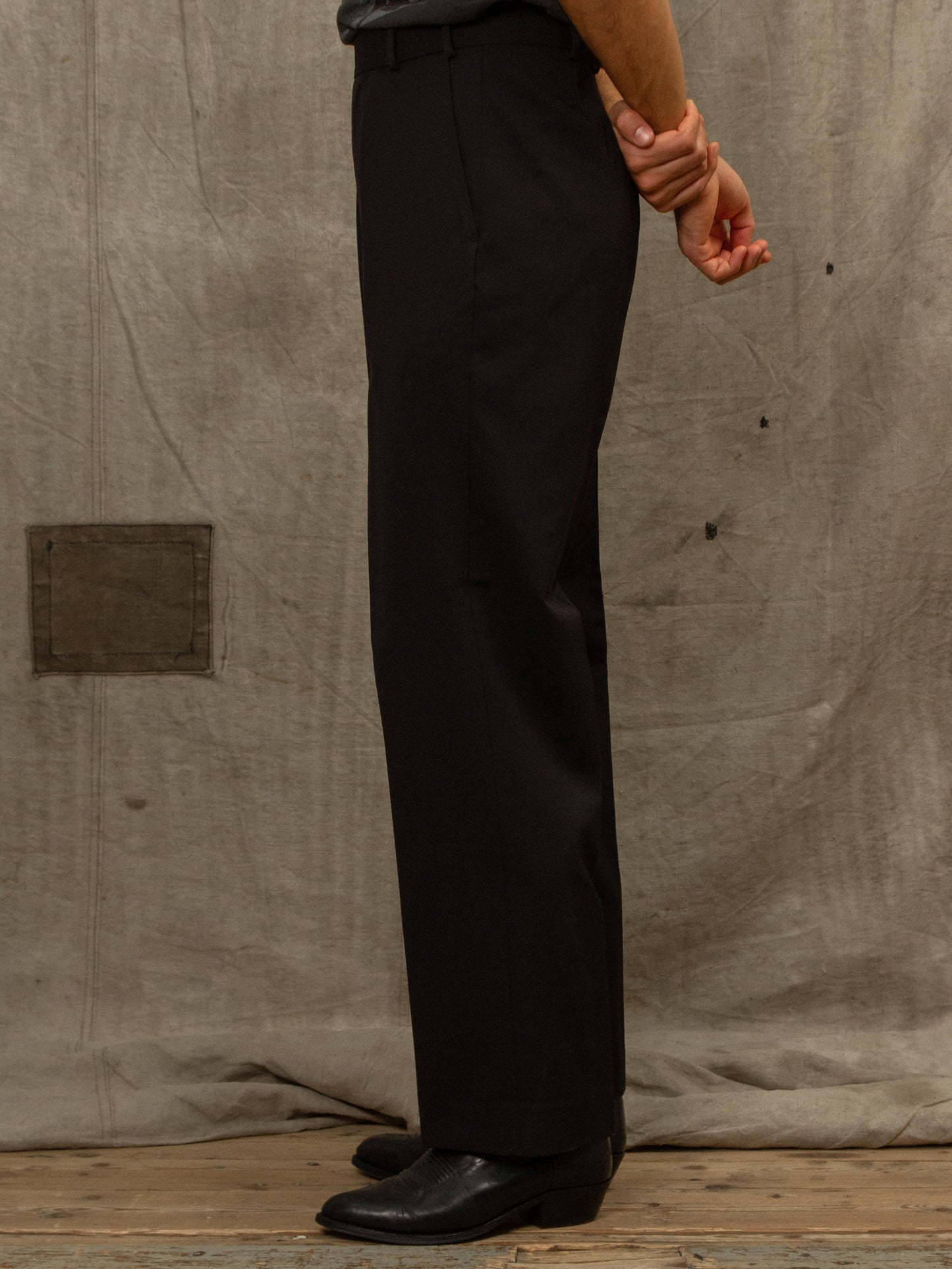British Army Black Wool Dress Trousers