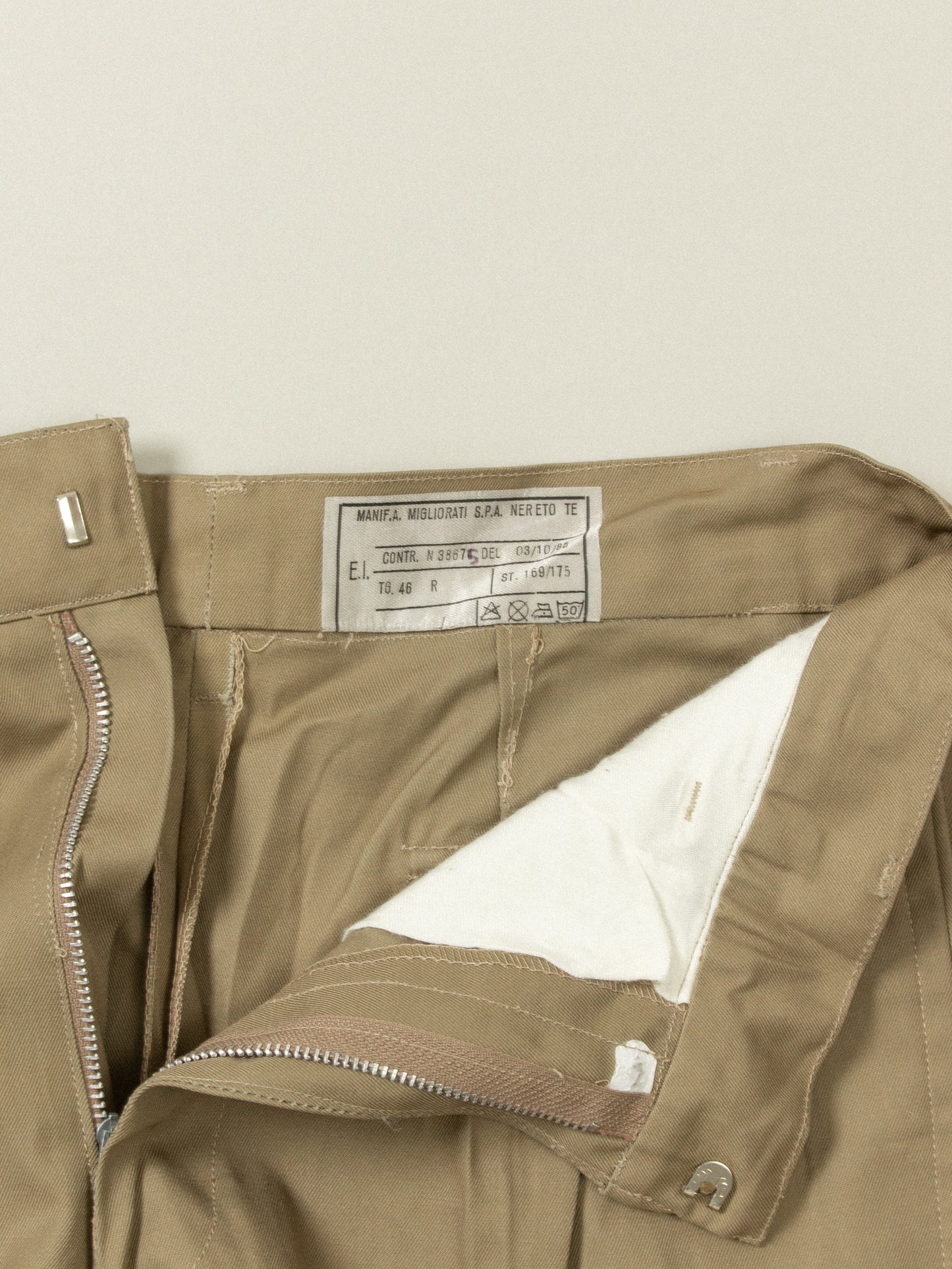Vtg 1980s Italian Army Shorts