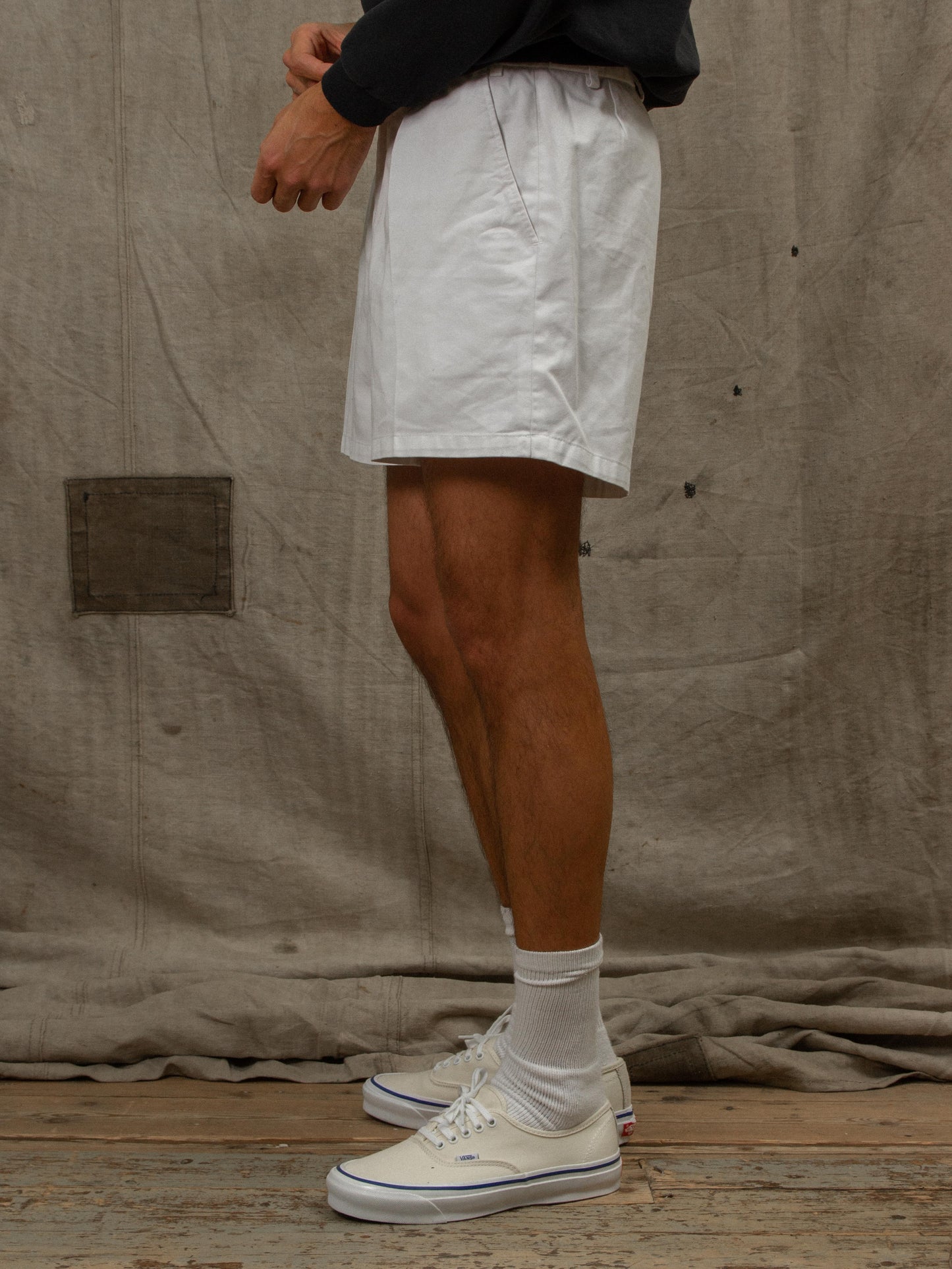 Vtg British Army Pleat Shorts