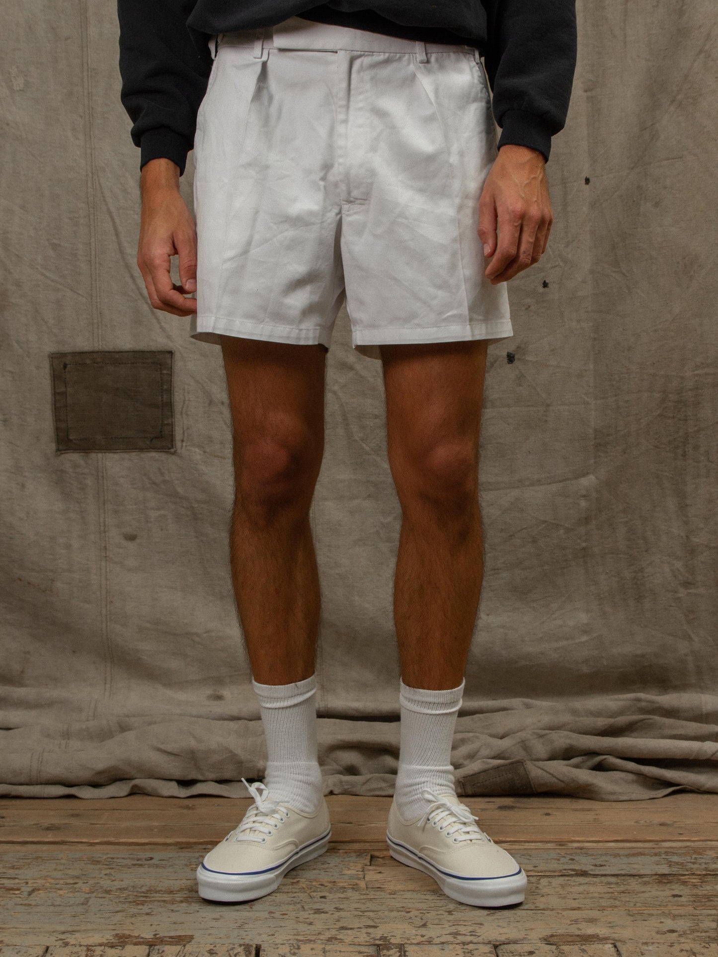 Vtg British Army Pleat Shorts
