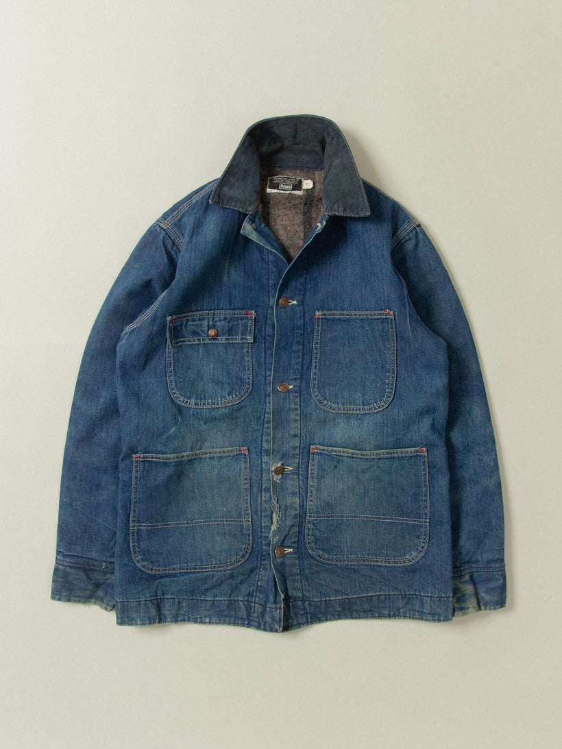 Vtg 1960s Sears Chore Jacket - Made in USA (S)