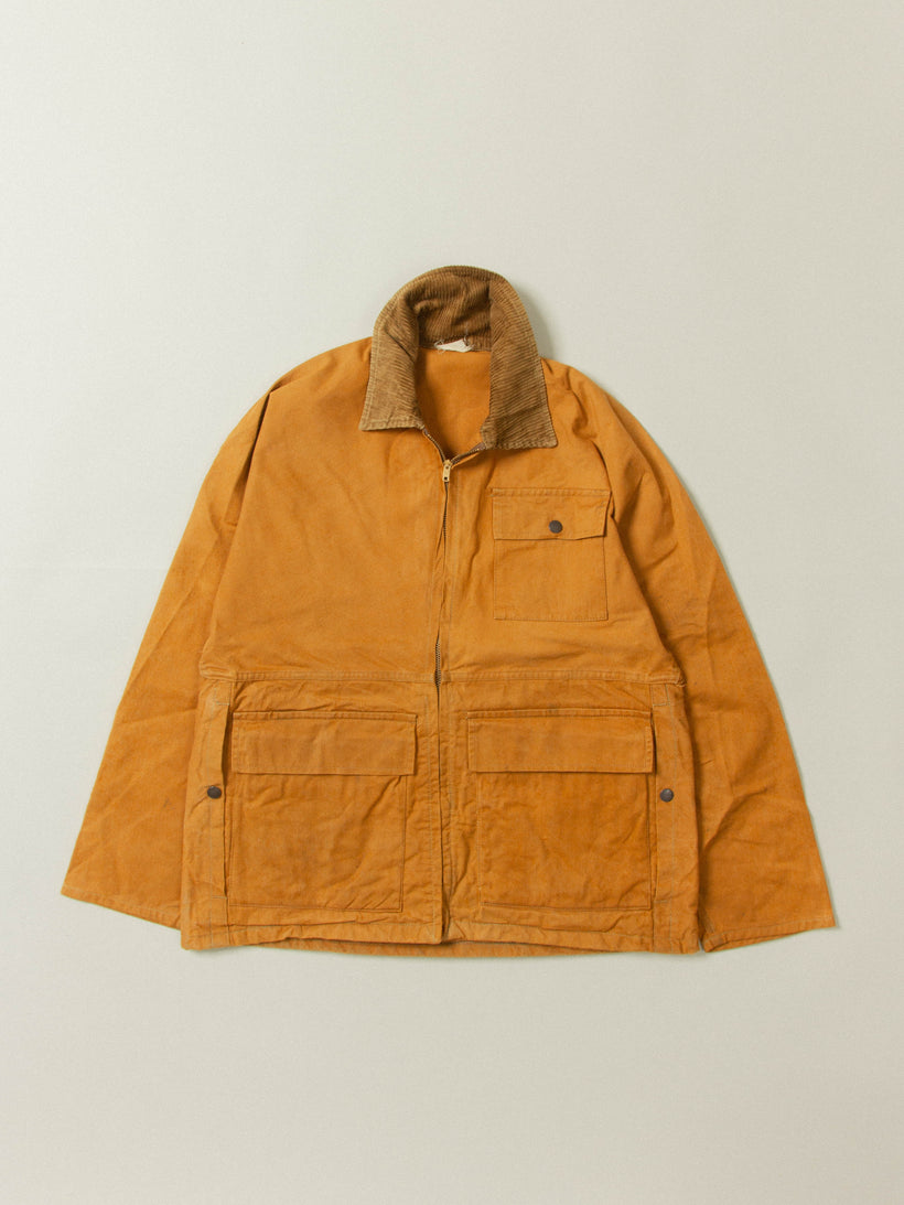 1960s duck canvas hunting jacket with talon zipper