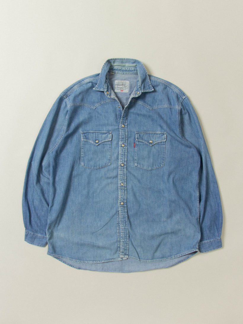 Vtg Levi's Denim Shirt (L)