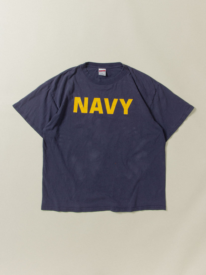 Vtg US Navy Sports Tee by Soffe (XL)