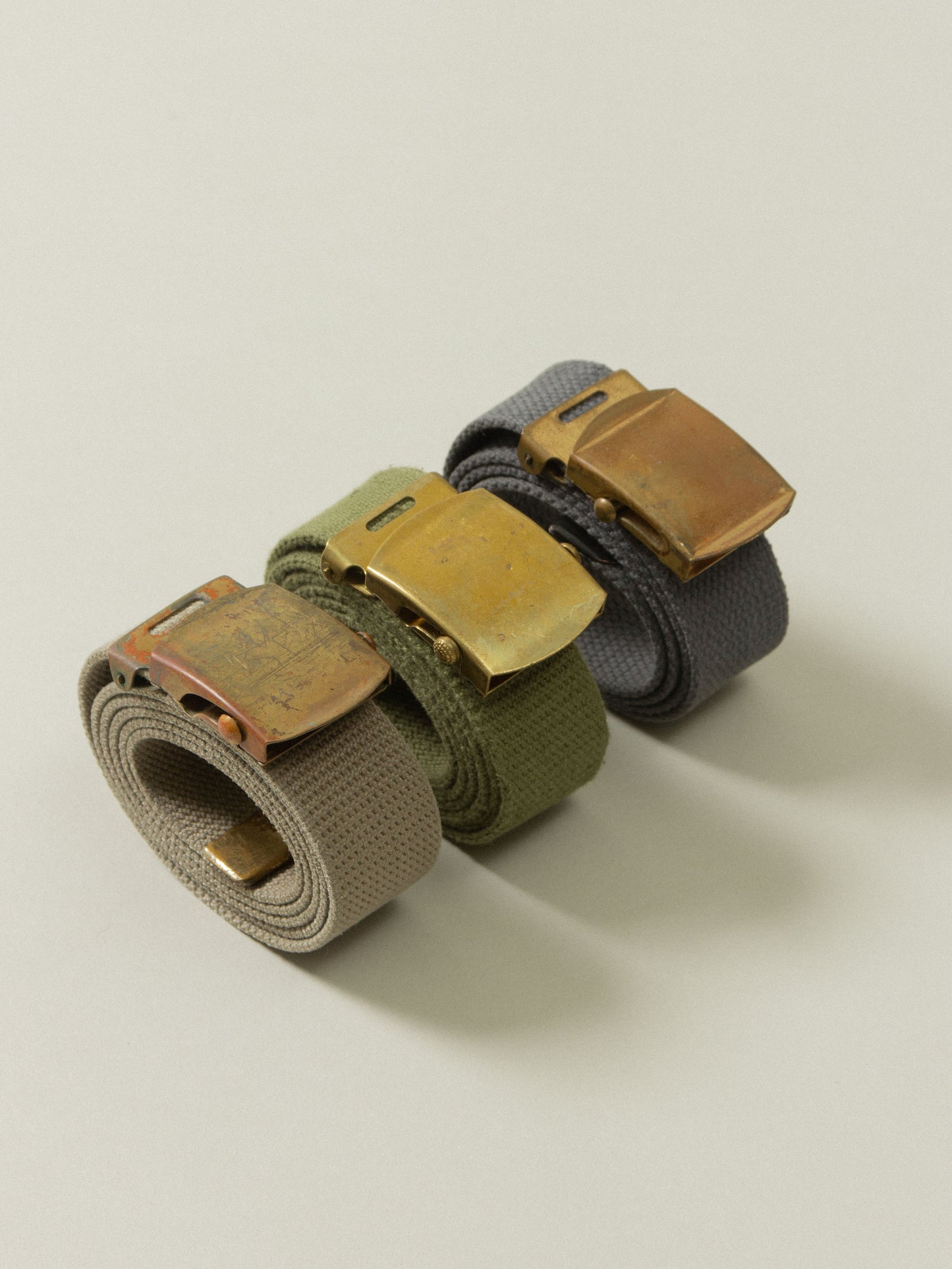 Vtg 1960s-1980s Military Canvas Belts