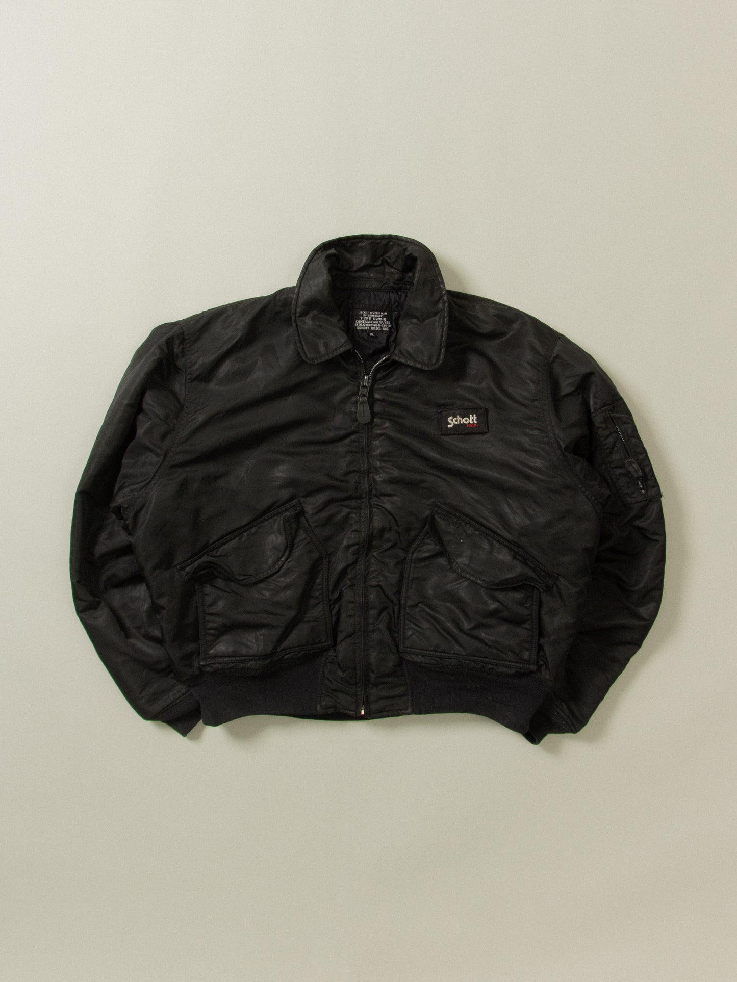Vtg 2000s Schott NYC CWU Flight Jacket (XL)