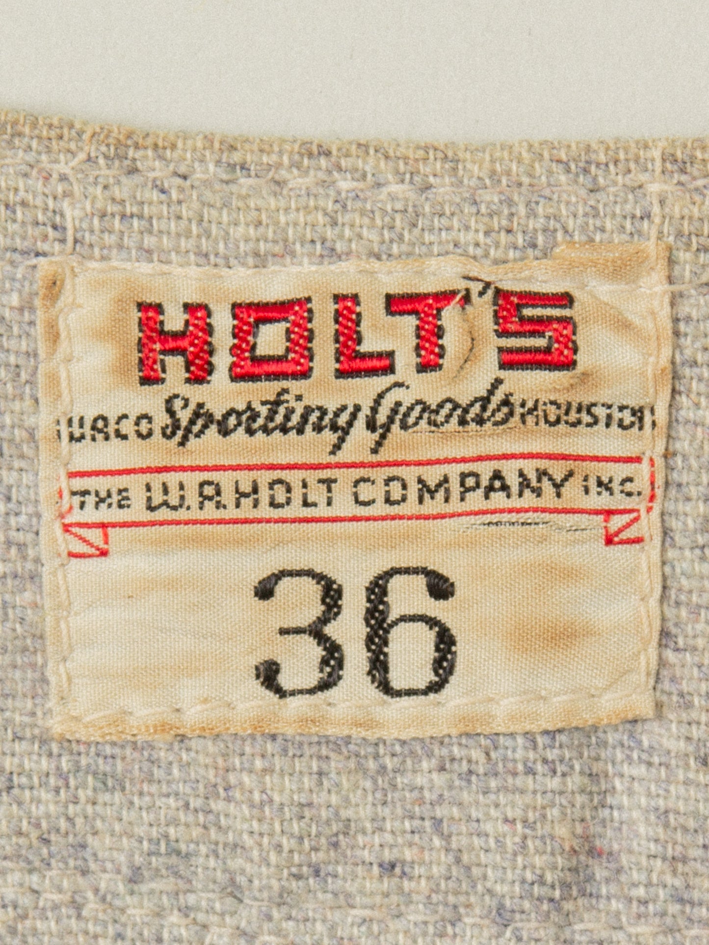 Vtg 1950s Holts Baseball Uniform Shirt + Pants - Made in USA (S)