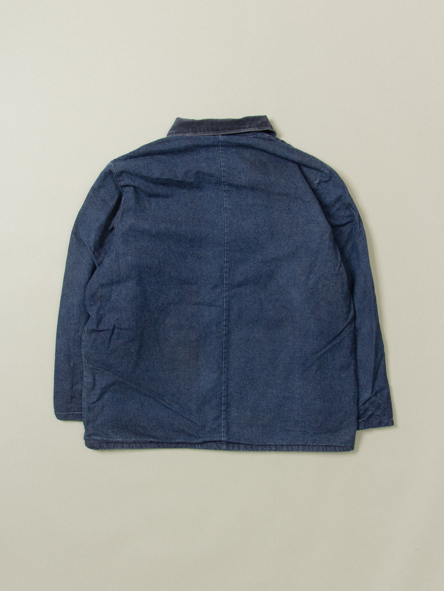 Vtg Walls Lined Denim Chore Jacket - Made in USA (L)