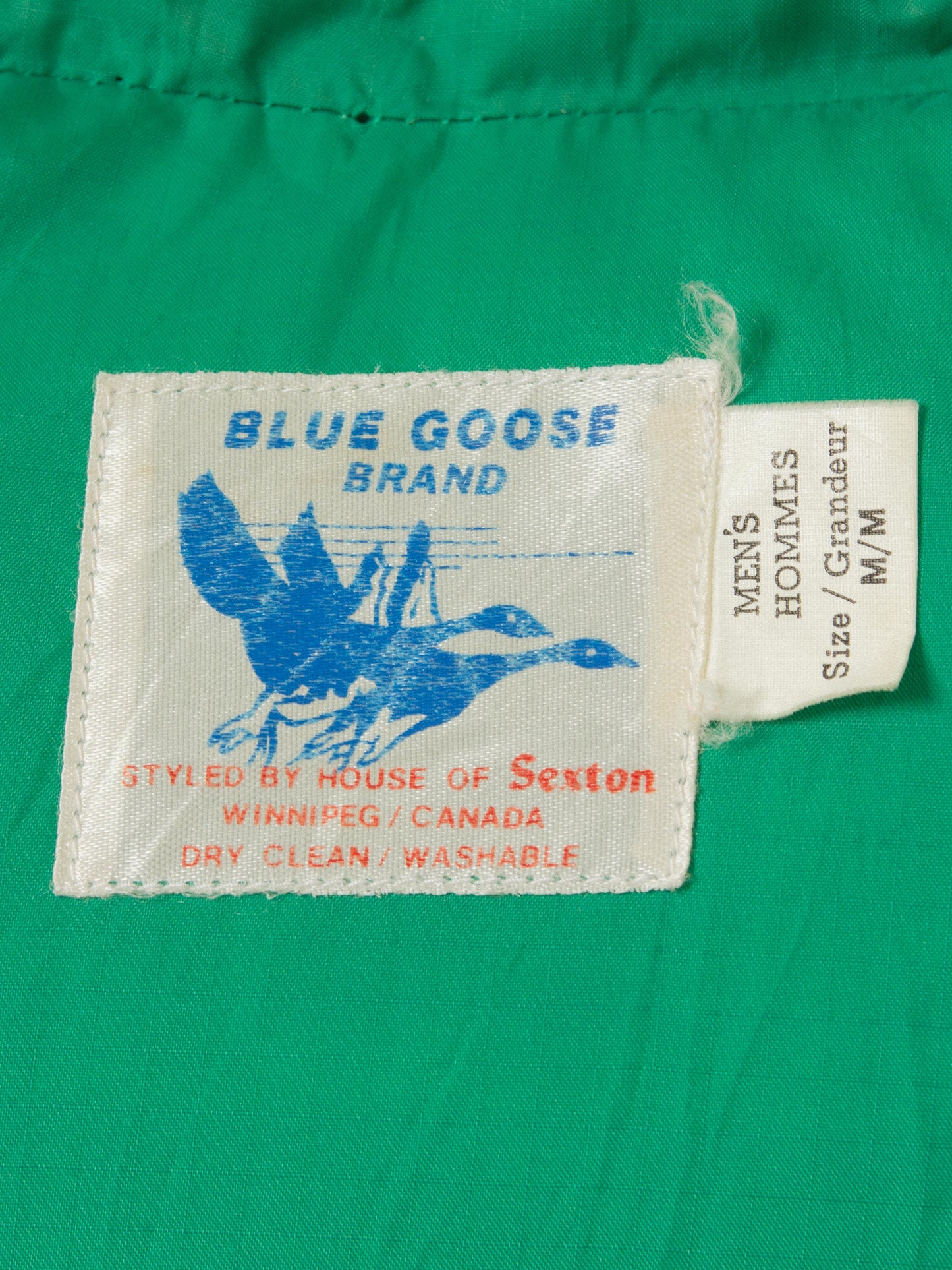 Vtg Blue Goose Down Vest - Made in Canada (S/M)