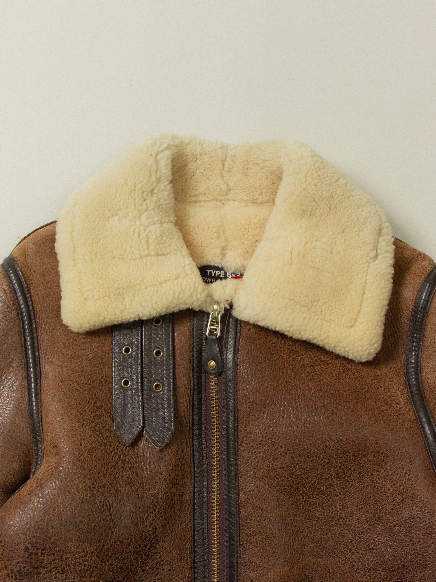Used Schott NYC B-3 Shearling Jacket - Made in USA (S)