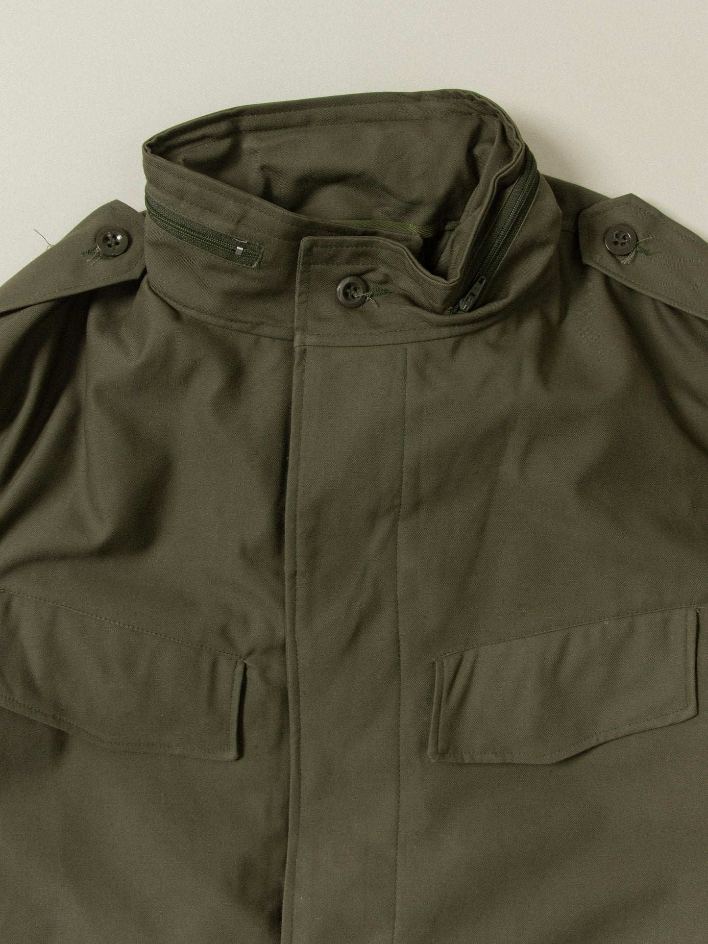 Vtg 1980s Belgian Army M89 Parka