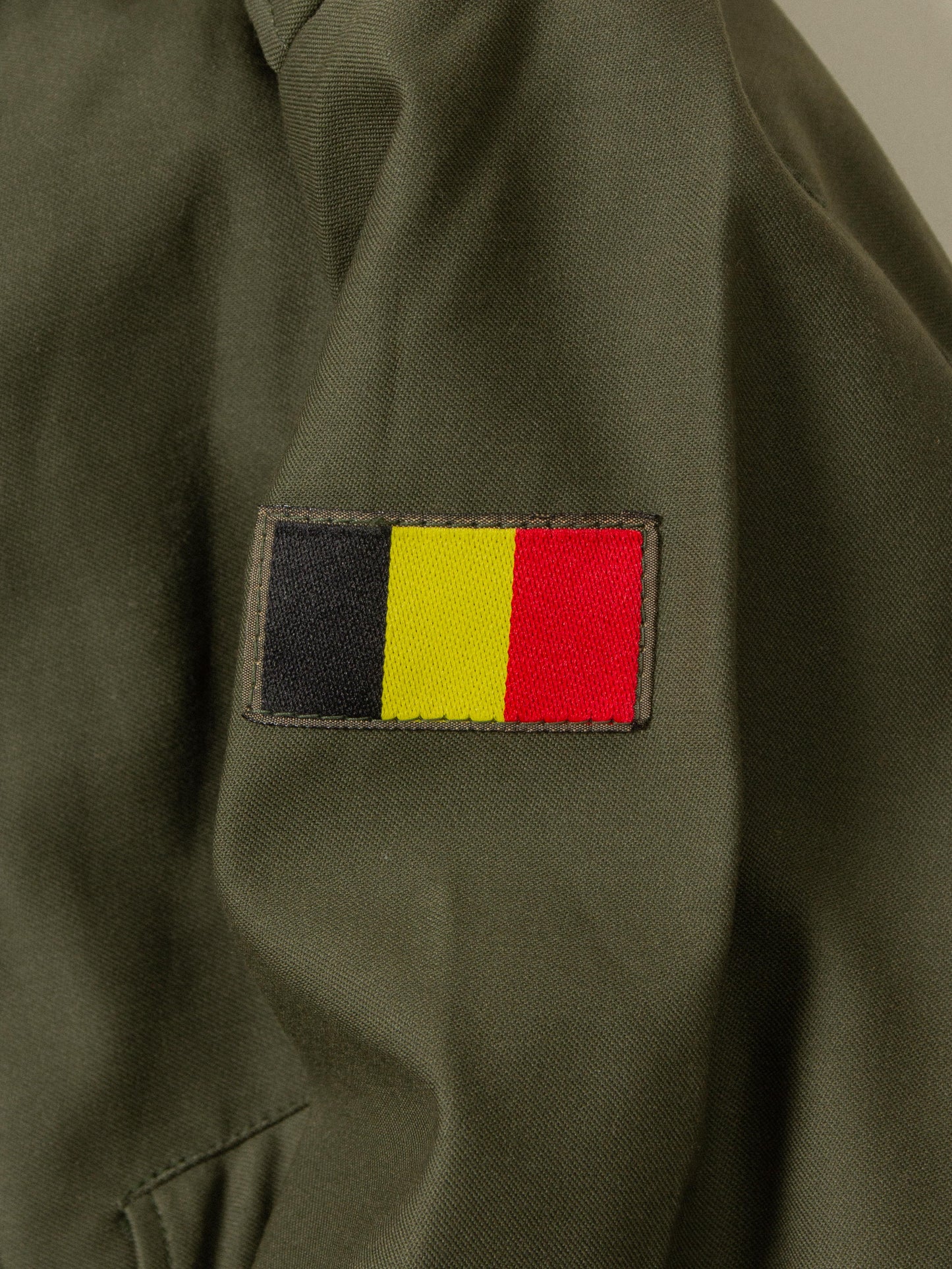 Vtg 1980s Belgian Army M89 Parka