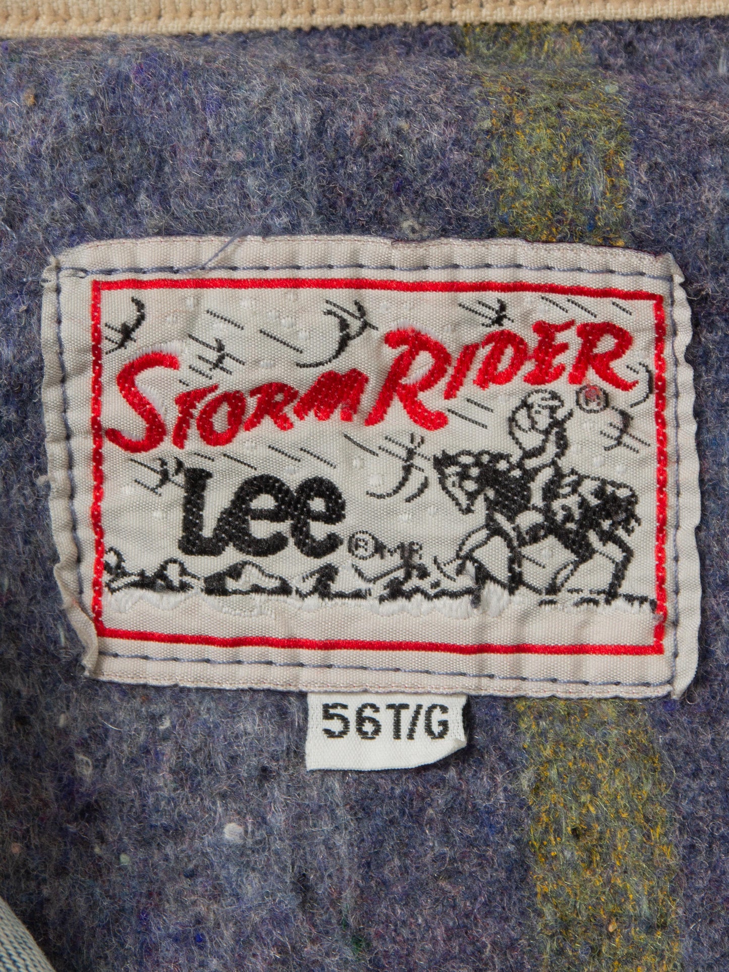 Vtg 1970s Lee Storm Rider Lined Denim jacket - Made in USA (XL)
