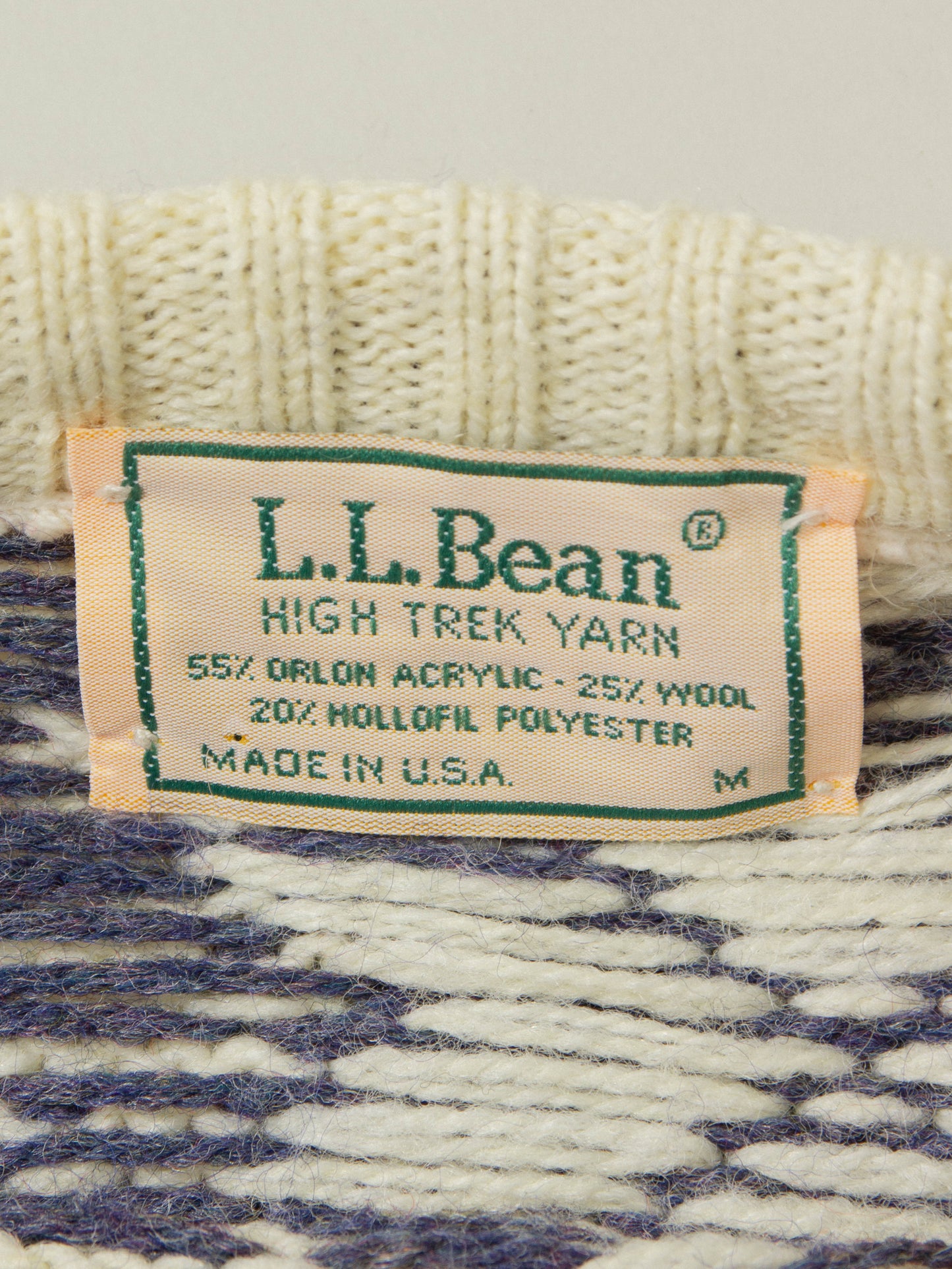 Vtg 1980s L.L.Bean Sweater - Made in USA (S)