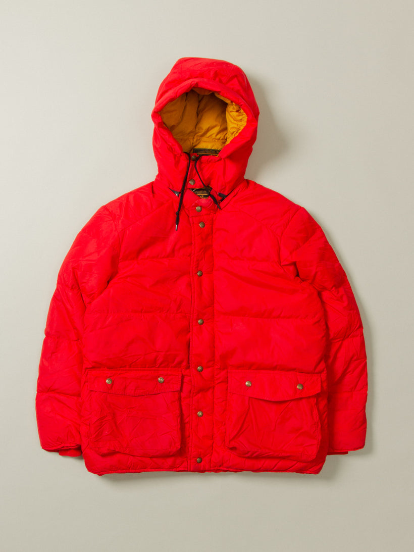 Vtg 1980s Eddie Bauer Down Winter Jacket - Made in USA (L)