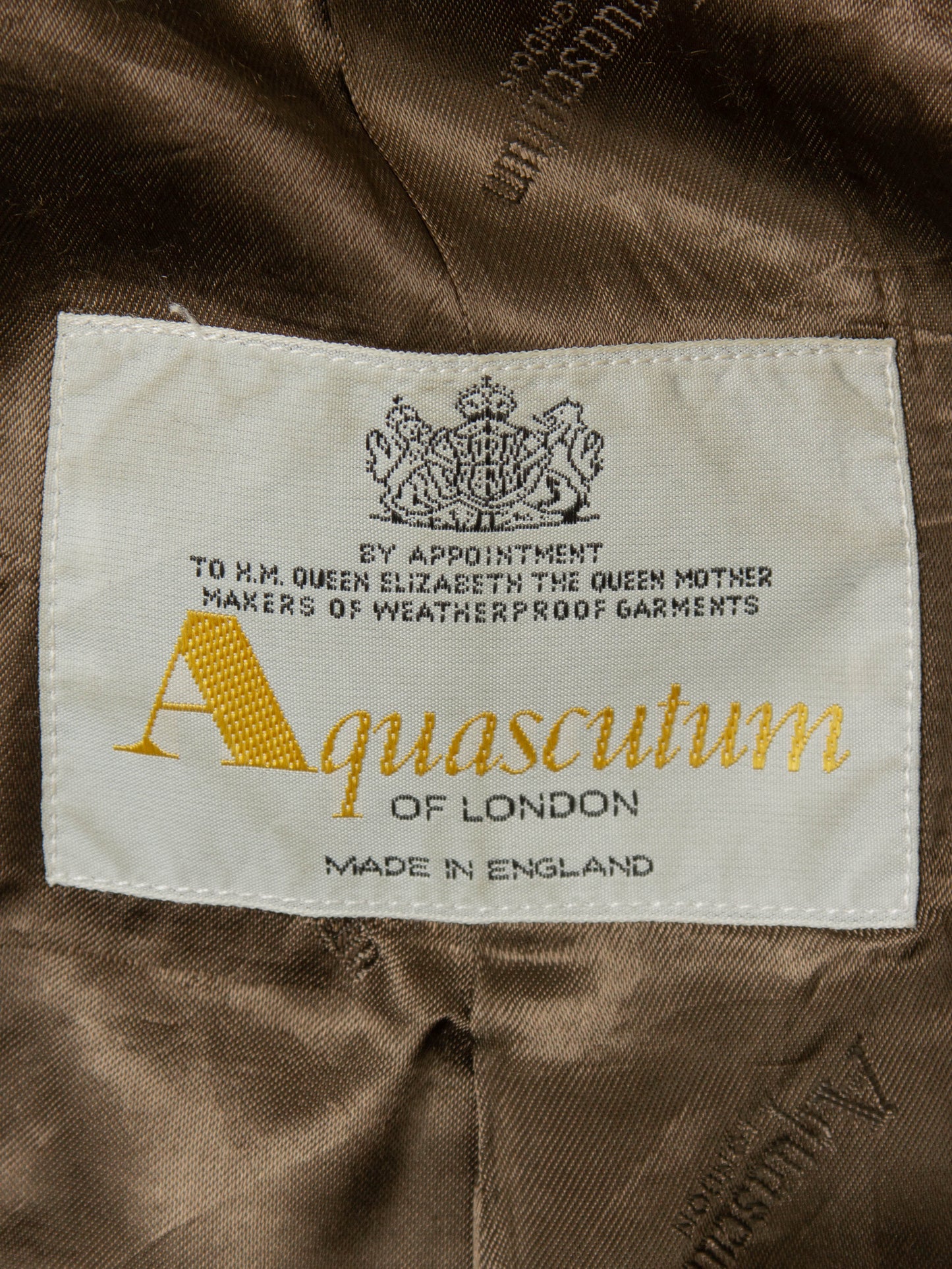 Vtg 1980s Aquascutum Raglan Wool Coat (M)
