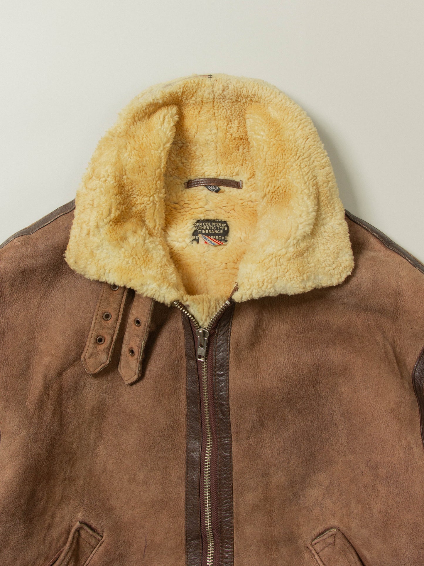 Vtg Itinerance B-3 Shearling Jacket - Made in France (L)