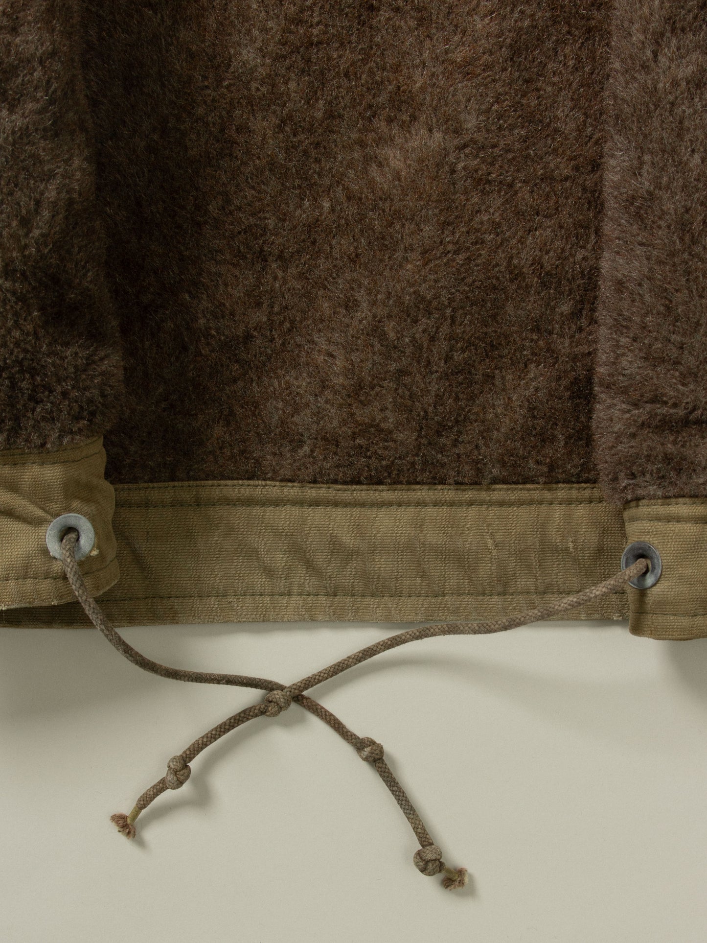 Vtg Rare WWII USN N-1 Alpaca Deck Jacket (S)