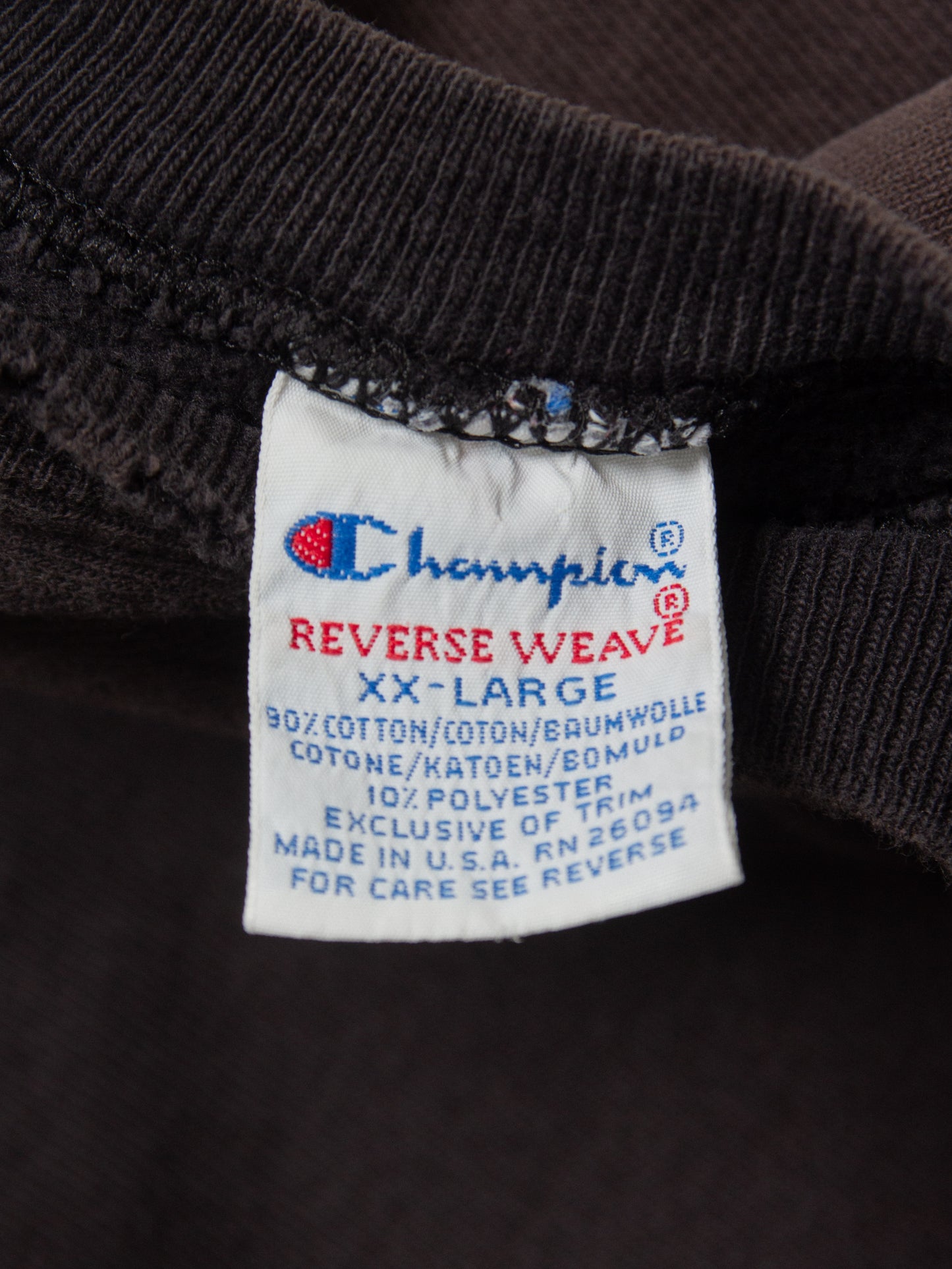 Vtg 1990s Champion Reverse Weave Sweatshirt - Made in USA (XL)