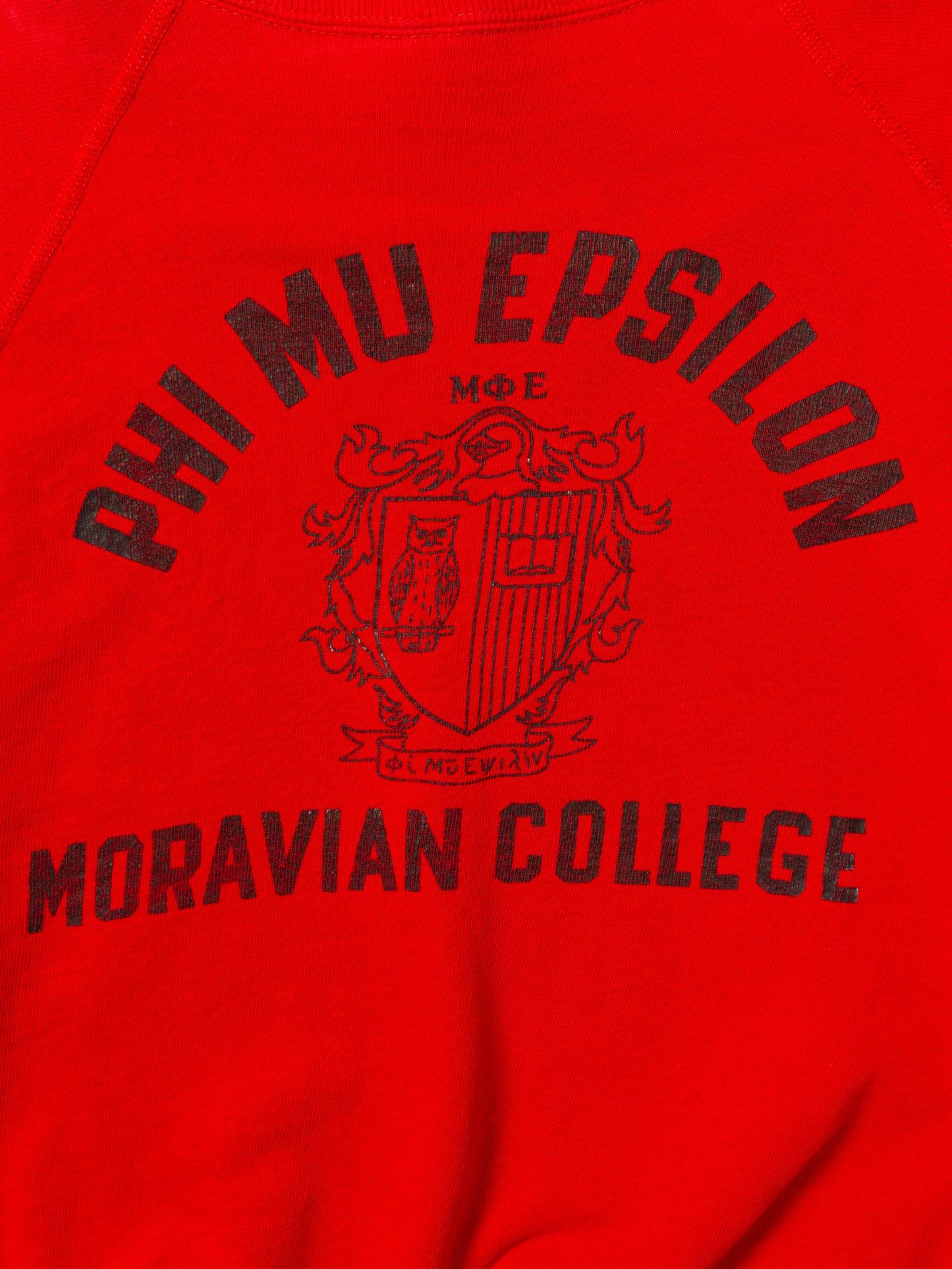 Vtg 1960s Champion Raglan College Sweatshirt (S)