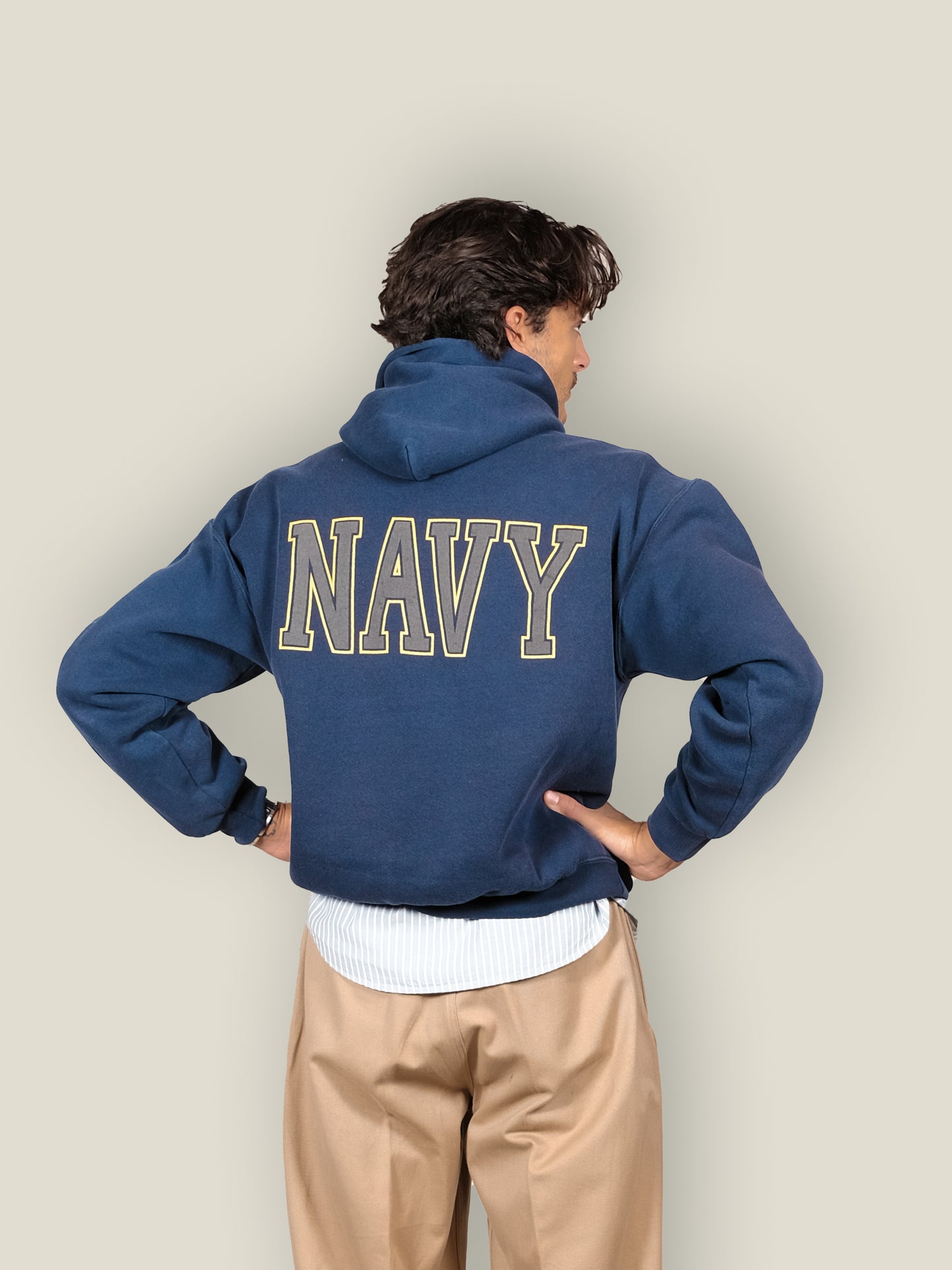 Vtg 1990s US Navy Hoodie - Made in USA