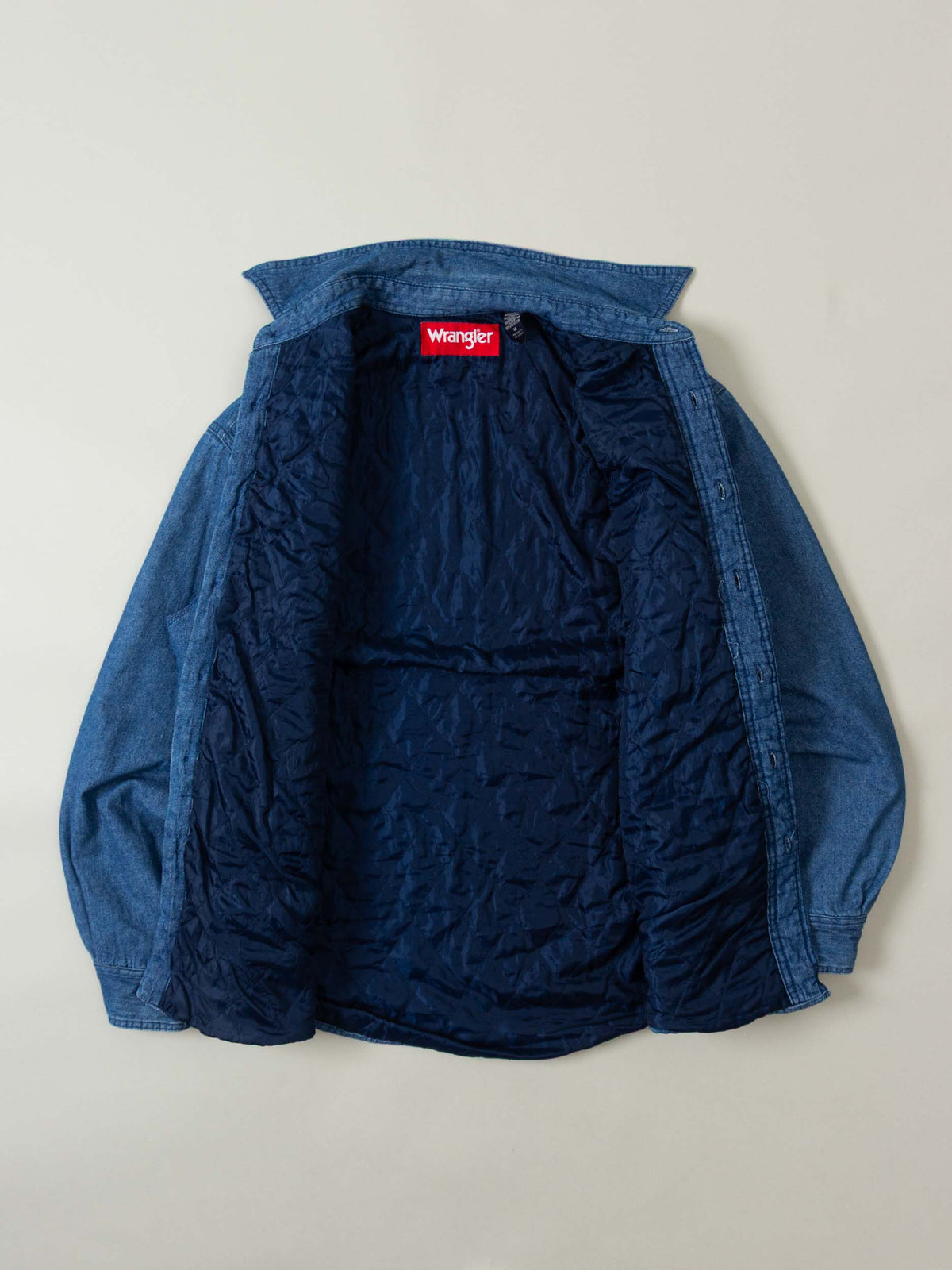 2000s Wrangler Lined Denim Shirt (M/L)