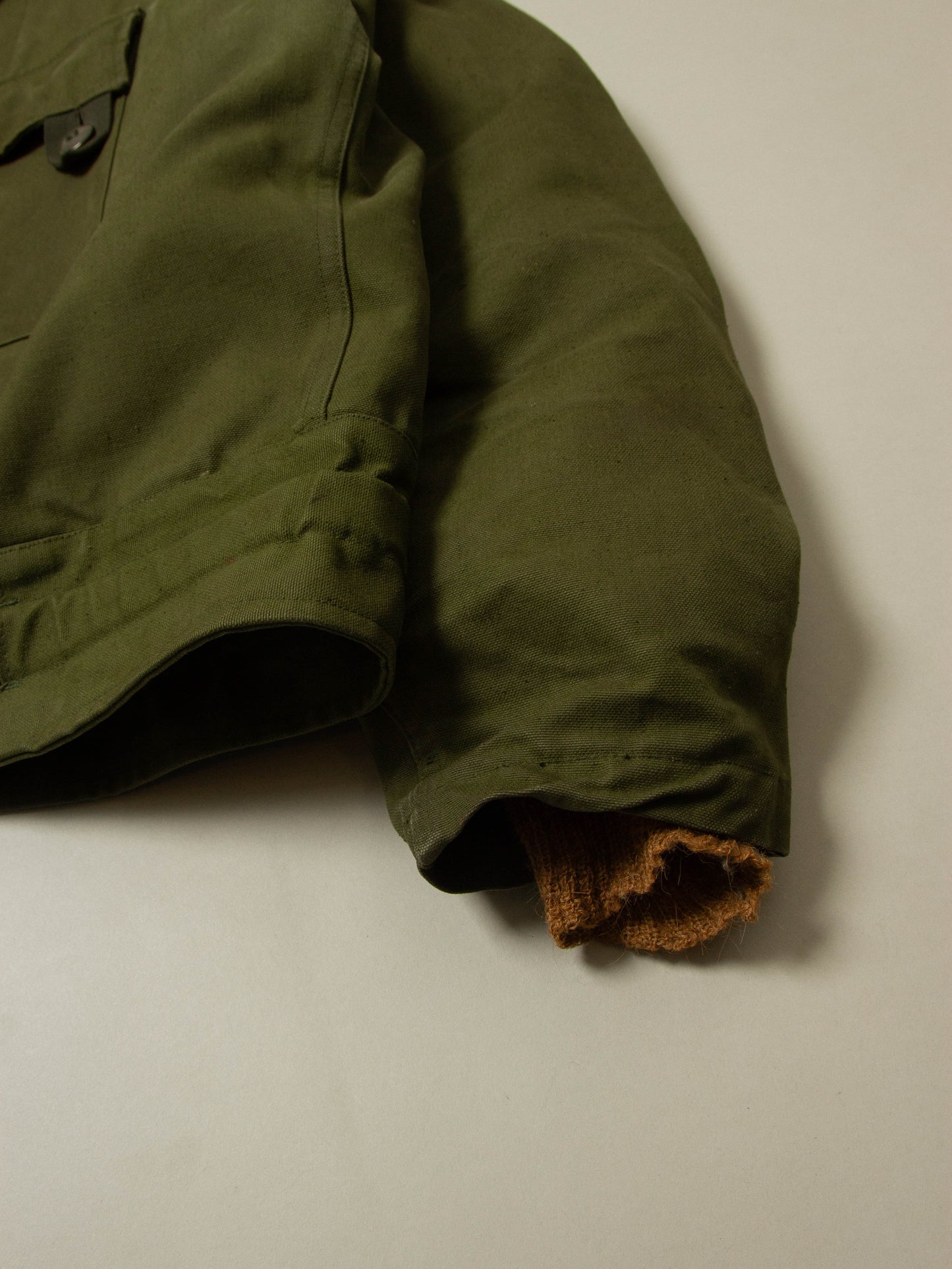 Vtg 1960s Rare Swedish Army Motorcycle Dispatch Jacket (XL)