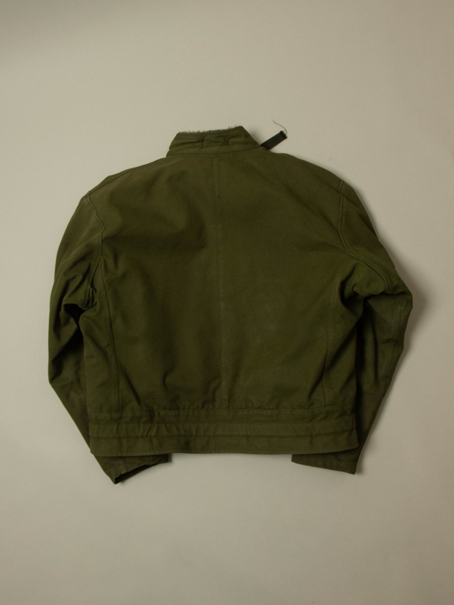 Vtg 1960s Rare Swedish Army Motorcycle Dispatch Jacket (XL)