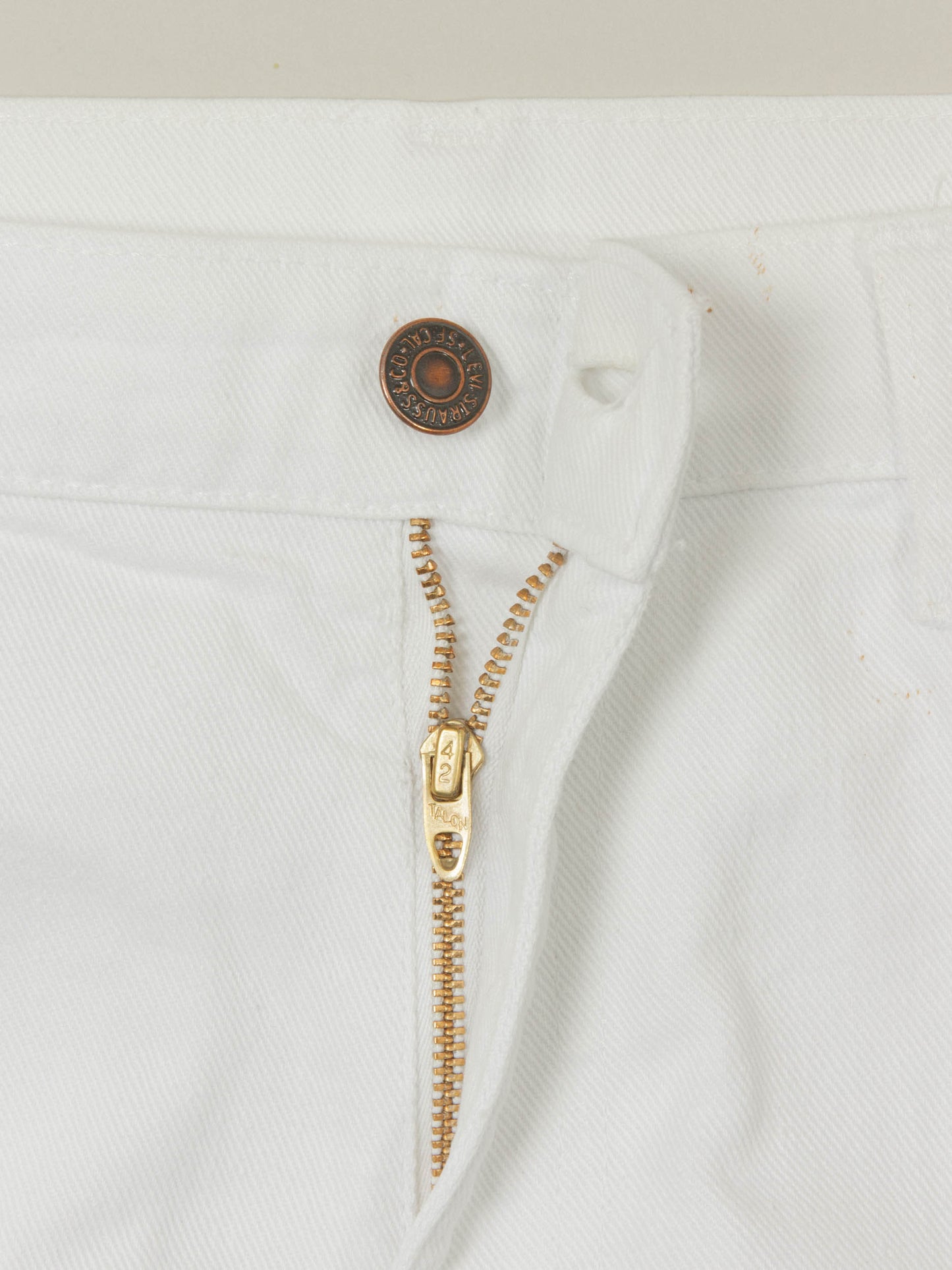 Vtg 1970s Levi's Big E White Tab Jeans (30x28)