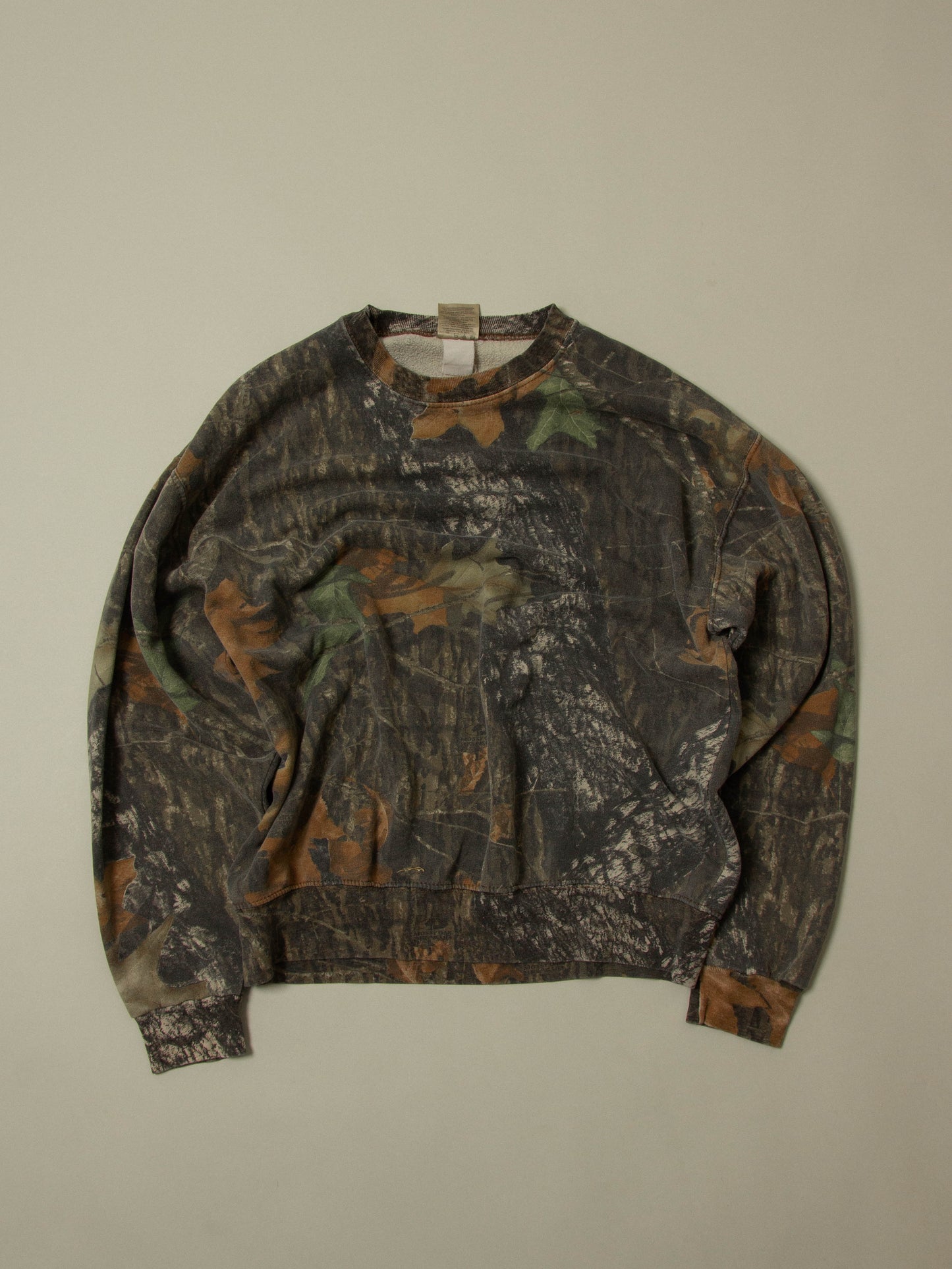 Vtg Jerzees Hunting Camo Sweatshirt (M)