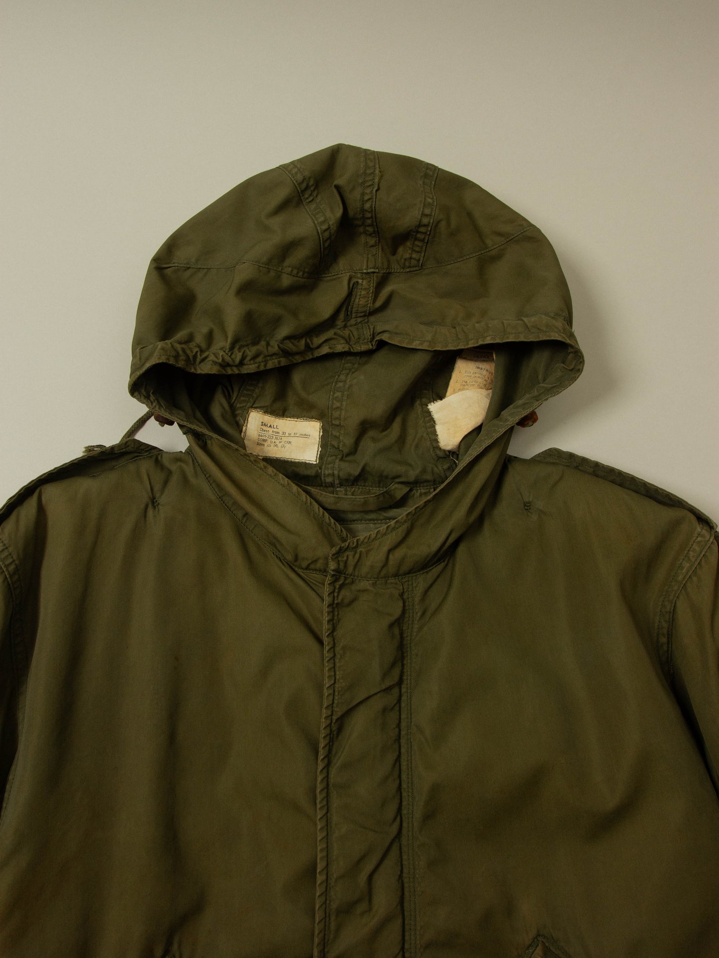 Vtg 1950s US Army M-51 Fishtail Parka w/ Liner (S/M)
