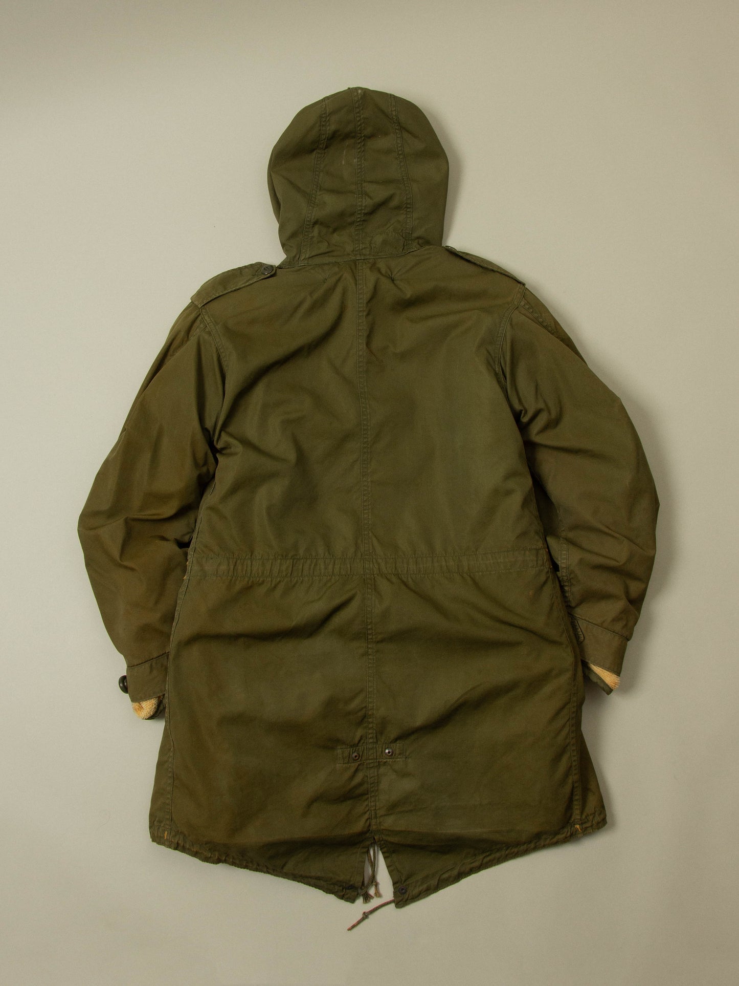 Vtg 1950s US Army M-51 Fishtail Parka w/ Liner (S/M)