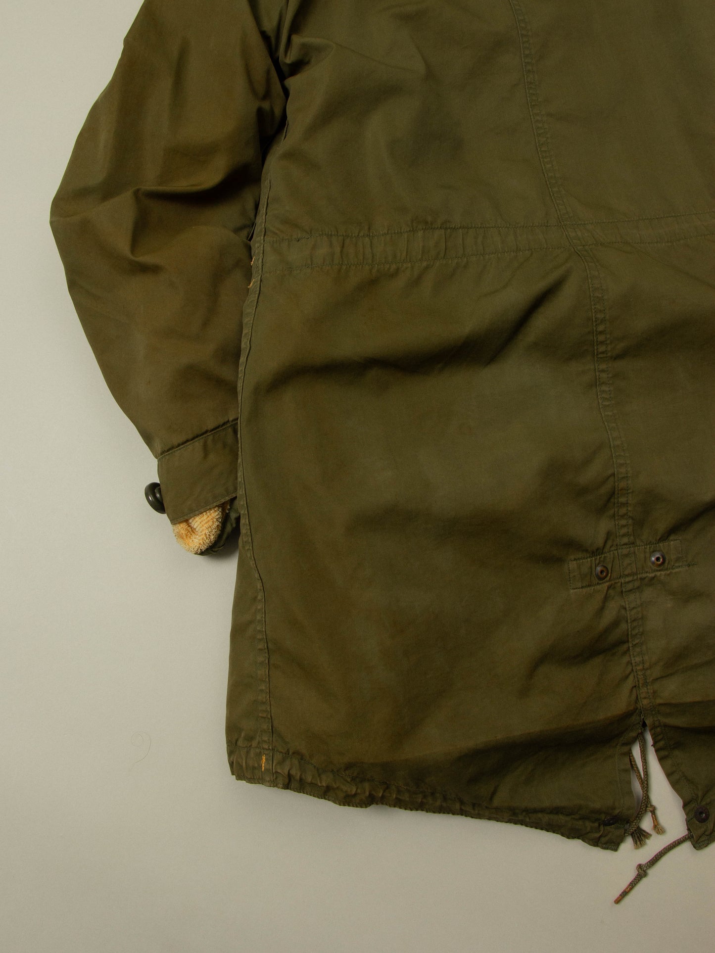 Vtg 1950s US Army M-51 Fishtail Parka w/ Liner (S/M)