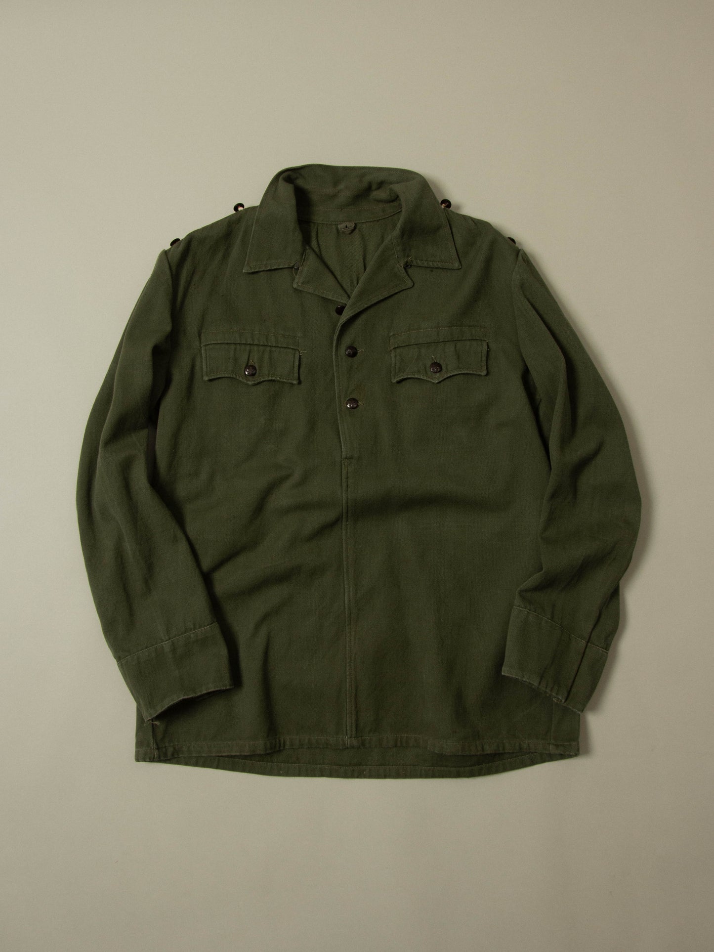 Vtg Army Popover Shirt (M)