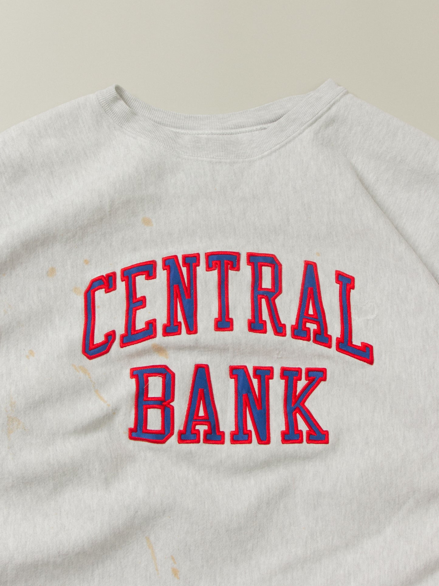 Vtg Champion Reverse Weave 'Central Bank' Sweatshirt (XL)