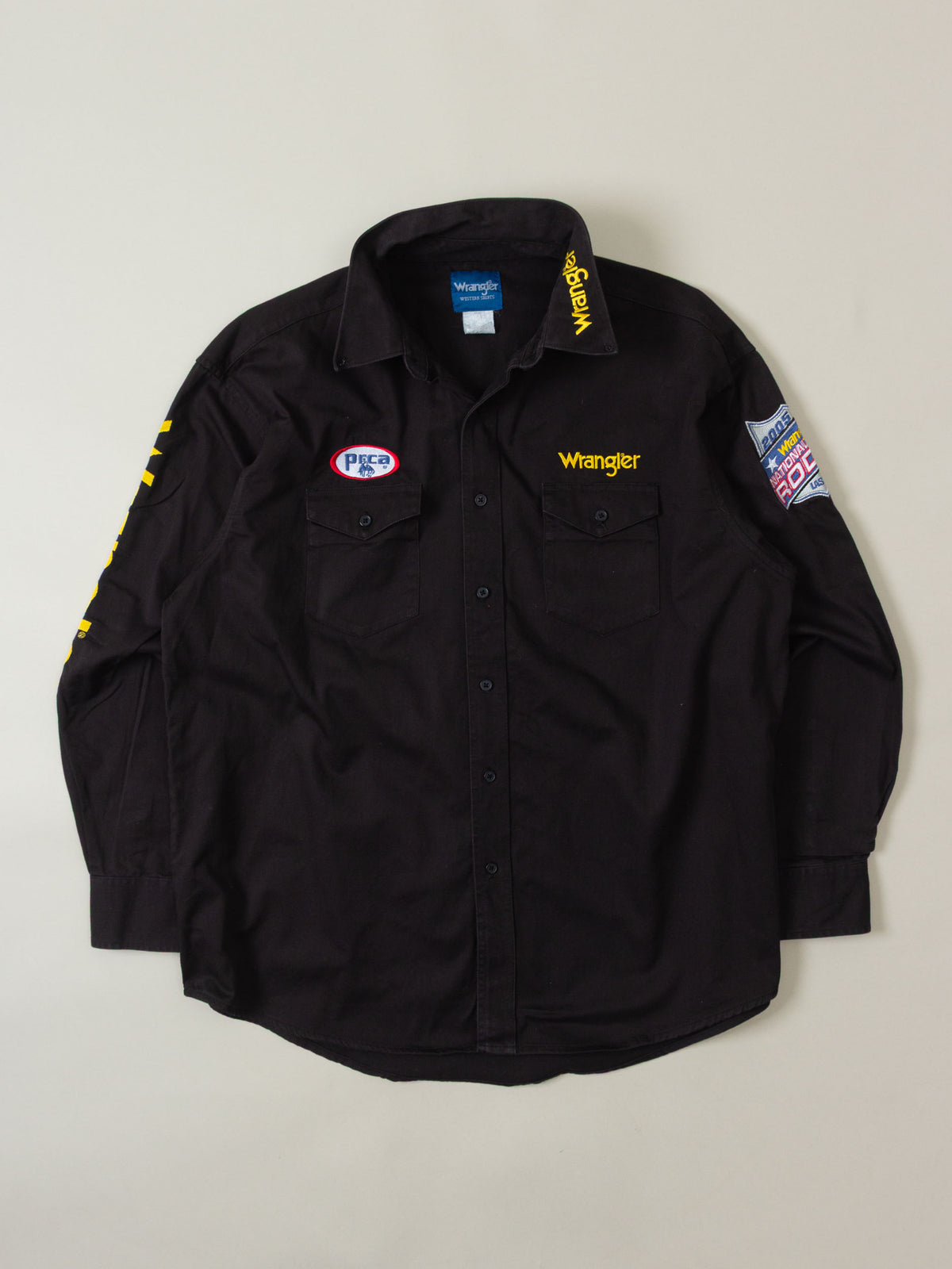 Vtg Wrangler National Rodeo Finals Western Shirt (XL)